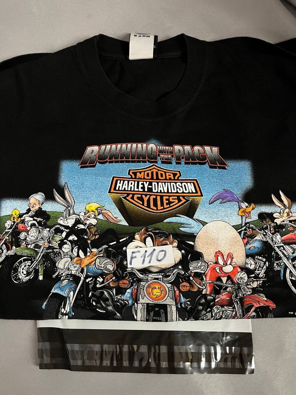 Harley Davidson Harley Davidson Tee T Shirt Black Running with the Pack Size US M / EU 48-50 / 2 - 11 Thumbnail