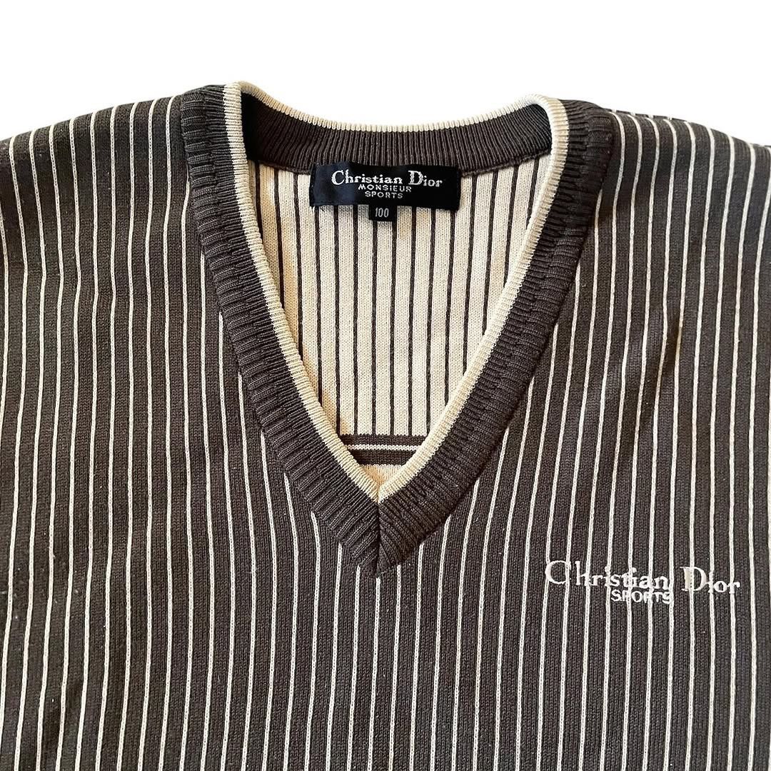 Christian Dior Monsieur 🛒SENDOFFER🛒Vintage 90’s Christian Dior Monsieur Knit Vest Size US L / EU 52-54 / 3 - 4 Thumbnail