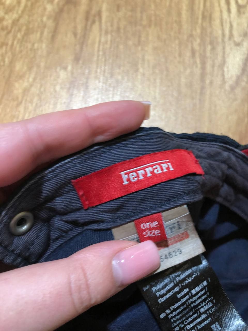 Ferrari Official Ferrari Strapback Navy Blue Baseball cap Size ONE SIZE - 2 Thumbnail