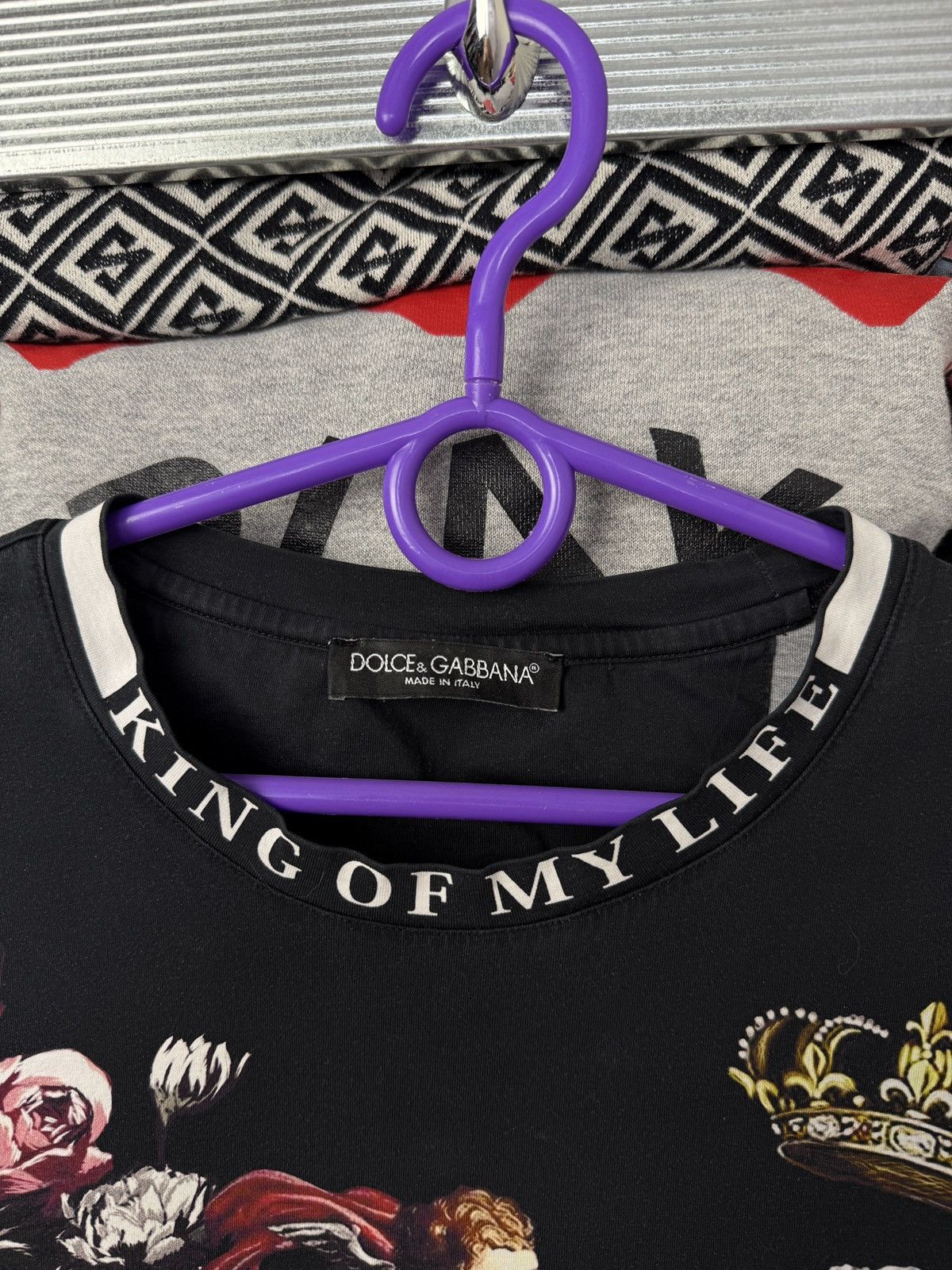 Dolce & Gabbana Dolce & Gabbana king of my life T-Shirt Size US M / EU 48-50 / 2 - 14 Thumbnail