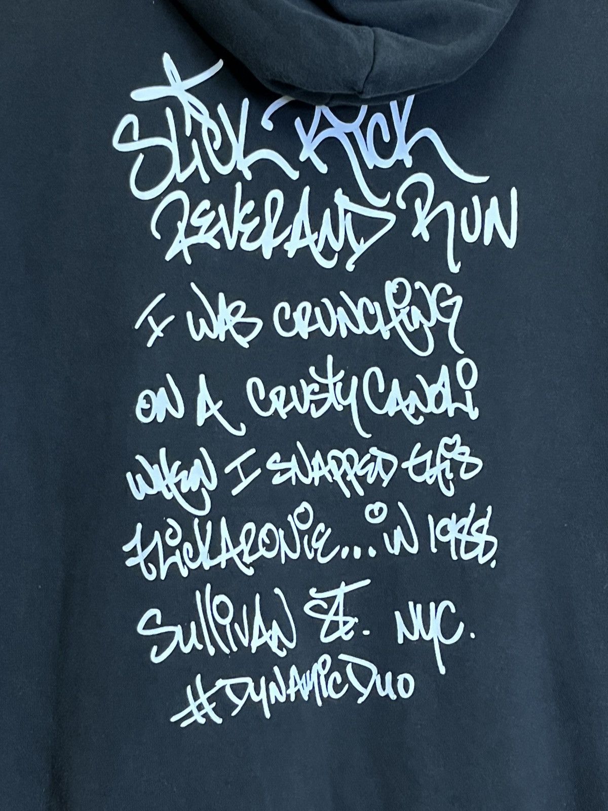 Rap Tees GRAIL🔥SLICK RICK FT REVEREND RUN PHOTO PULLOVER HOODIES Size US L / EU 52-54 / 3 - 4 Thumbnail