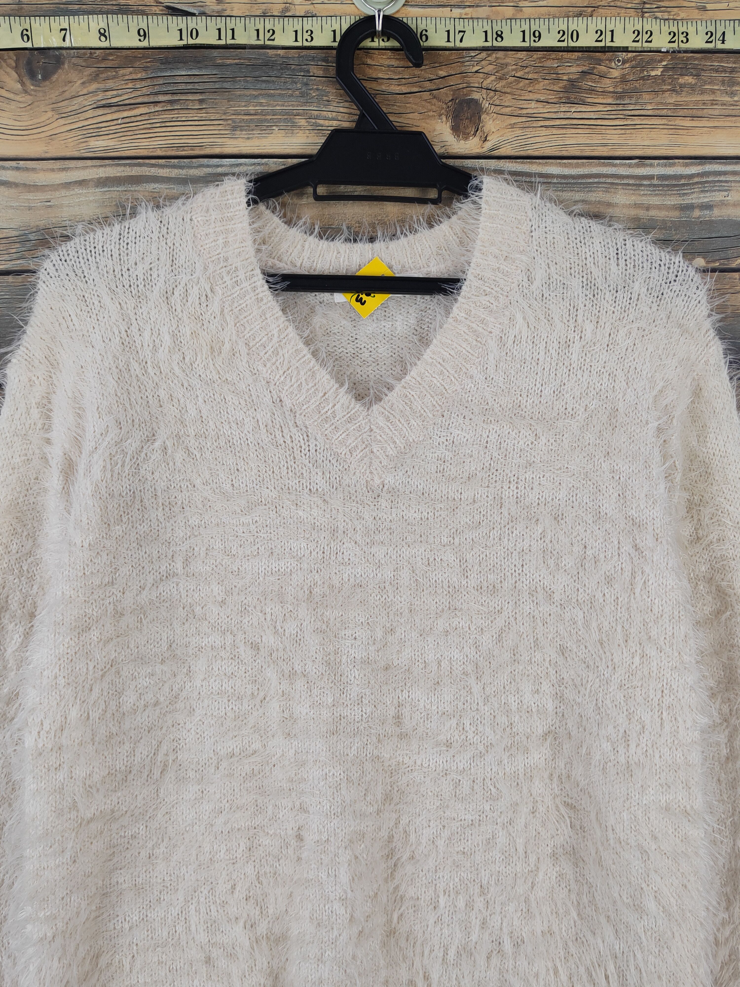 Japanese Brand × Vintage Grove Light Brown Shag Shaggy Fur Mohair Knitwear #W2132 Size S / US 4 / IT 40 - 2 Thumbnail