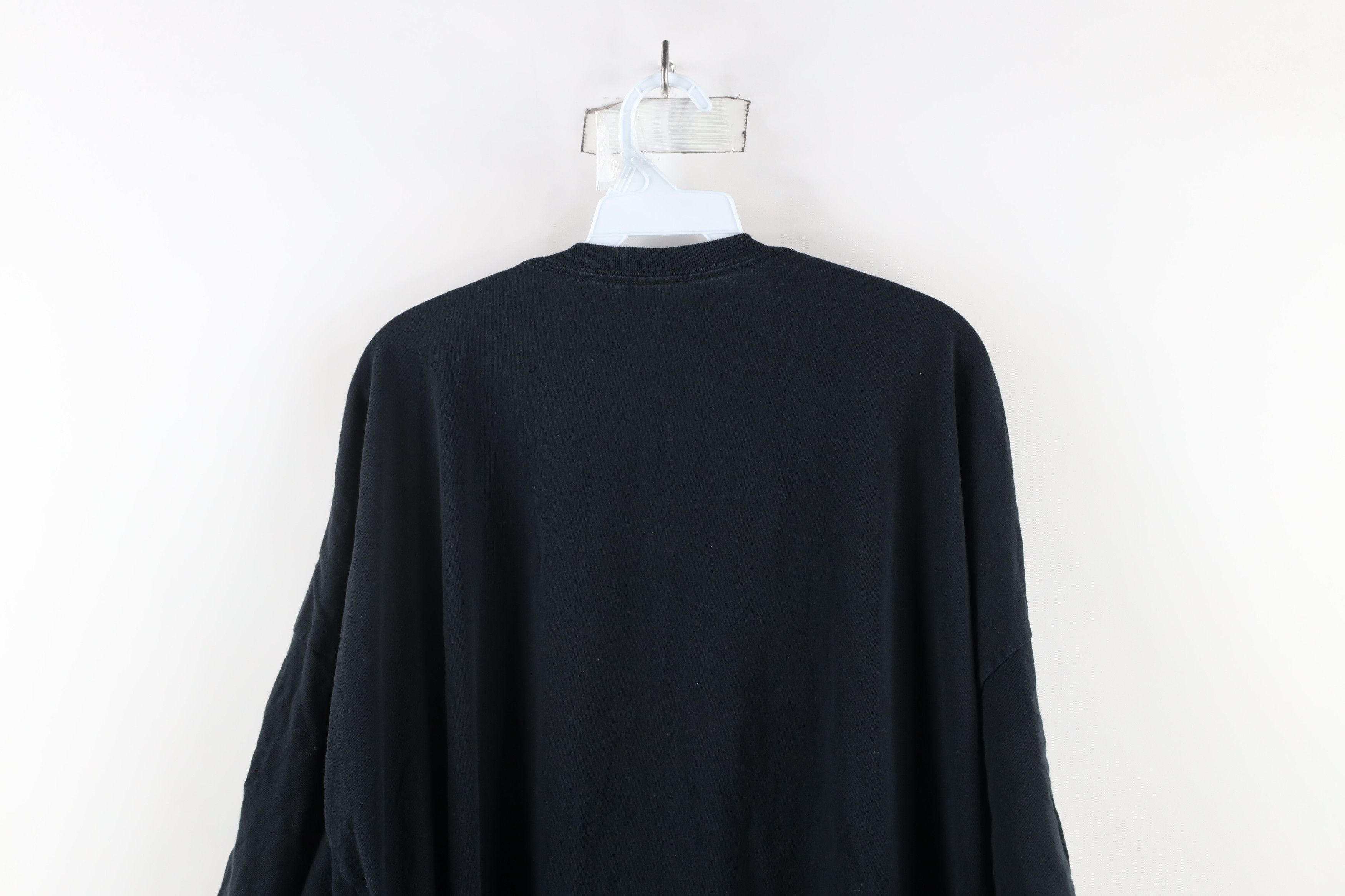 Vintage Vintage 90s Streetwear Short Sleeve T-Shirt Black Cotton Size US XXL / EU 58 / 5 - 7 Thumbnail