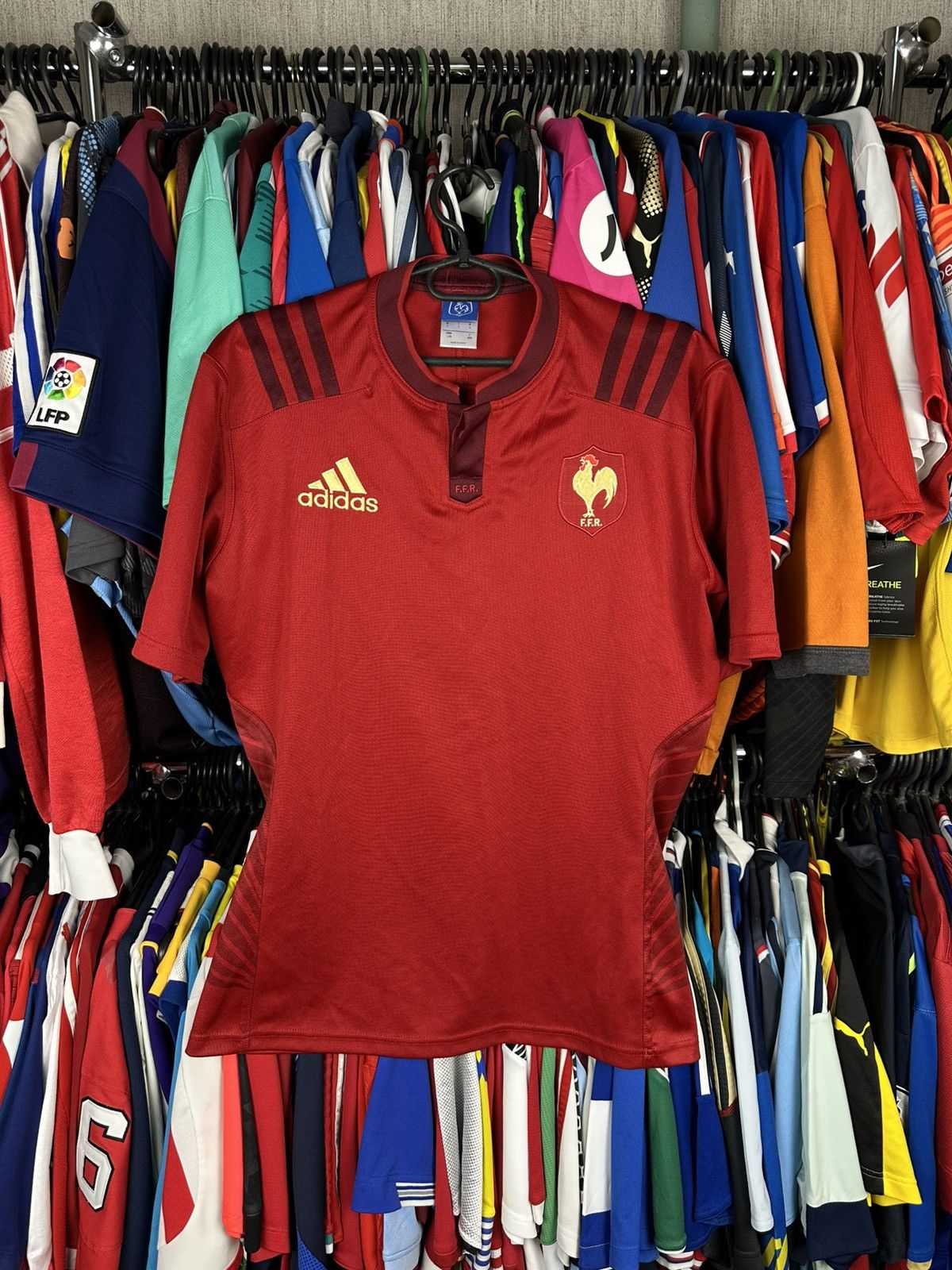 Adidas France Jersey Rugby 2015 Size M Mens Maillot S07490 Adidas Size US L / EU 52-54 / 3 - 1 Thumbnail