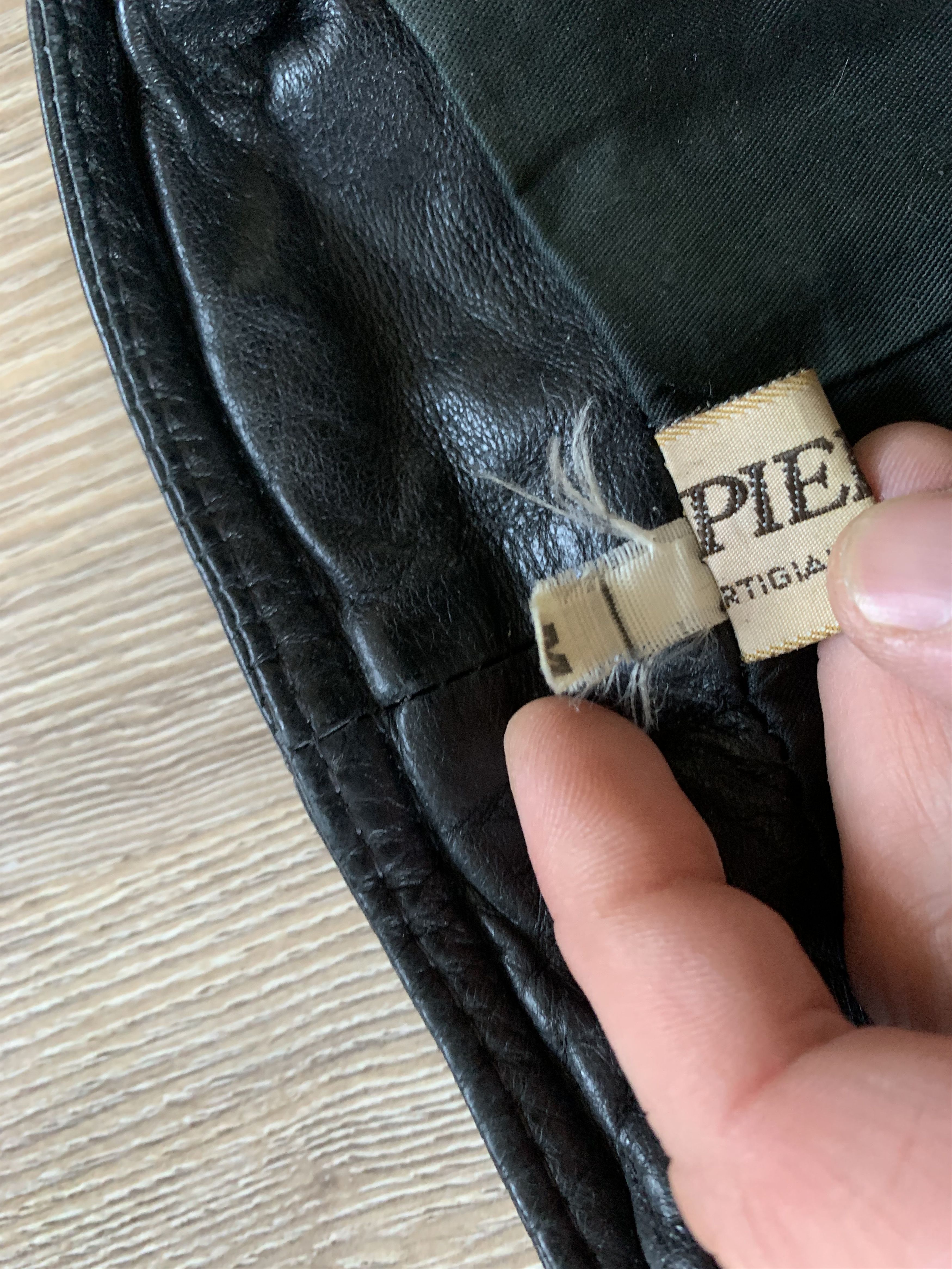 Vintage Vintage Black Leather Multi Pocket Jacket Size US M / EU 48-50 / 2 - 6 Thumbnail