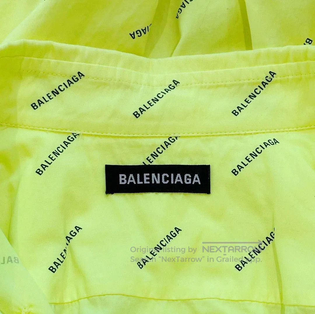 Balenciaga bright yellow long sleeve Balenciaga shirt. Size US M / EU 48-50 / 2 - 6 Thumbnail