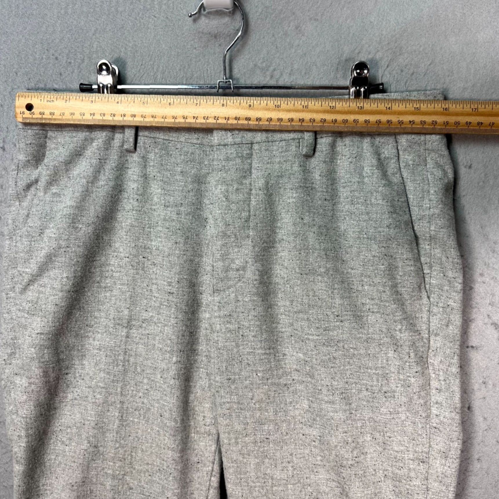 Bonobos Bonobos Mens 31 x 30 Gray Tailored Wool Blend Dress Pants Size US 31 - 7 Thumbnail