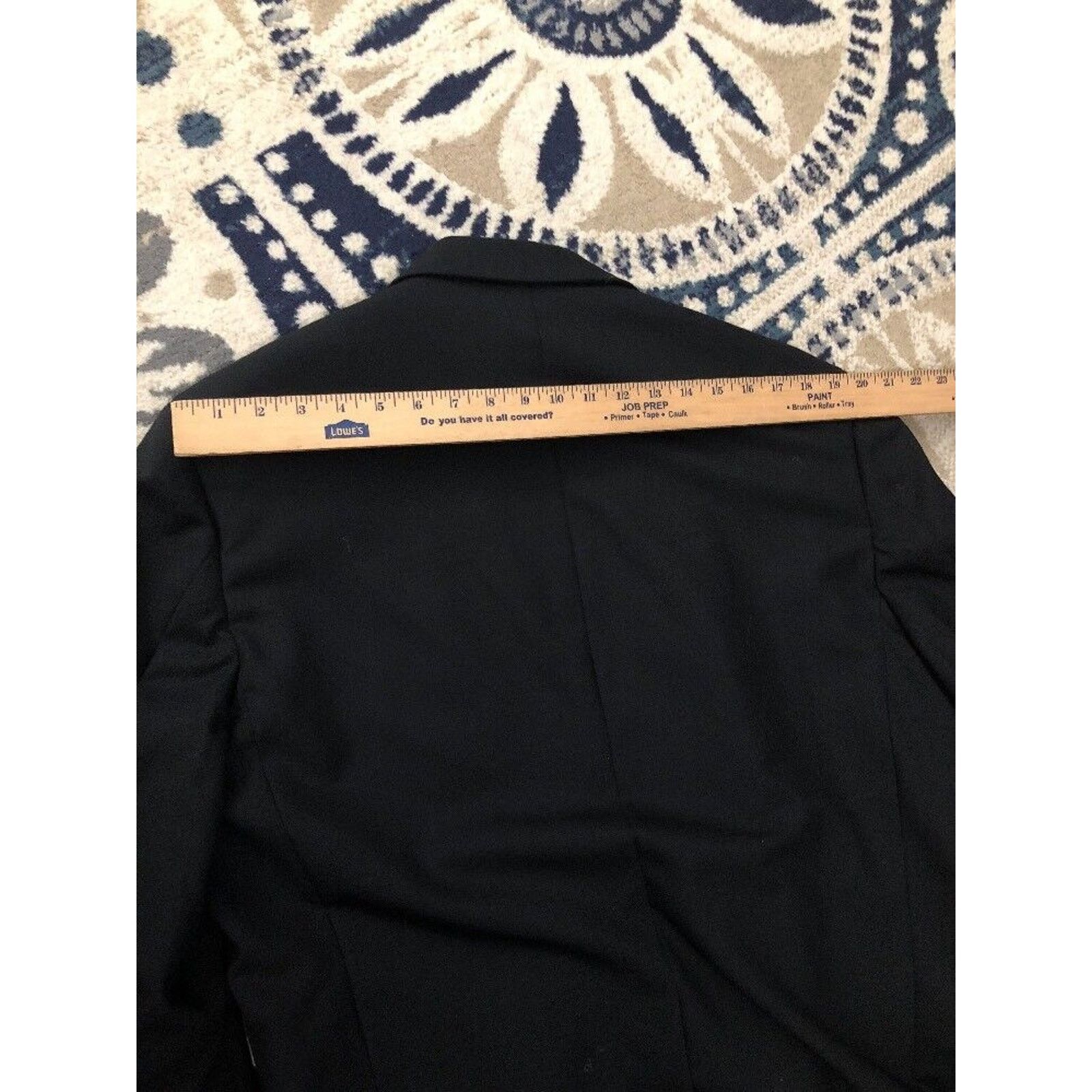 Tom James TOM JAMES BLACK TUXEDO ONE BUTTON 100% WOOL MADE IN U.S.A. Size 44L - 10 Thumbnail