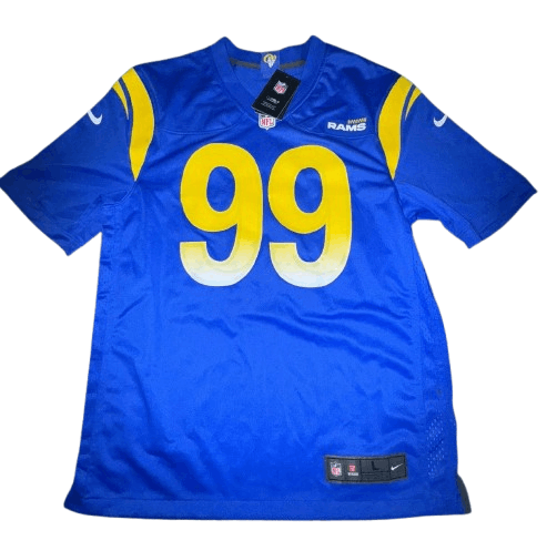 Nike Rams Aaron Donald Jersey Men’s Large NWT Printed Autograph Size US L / EU 52-54 / 3 - 2 Thumbnail