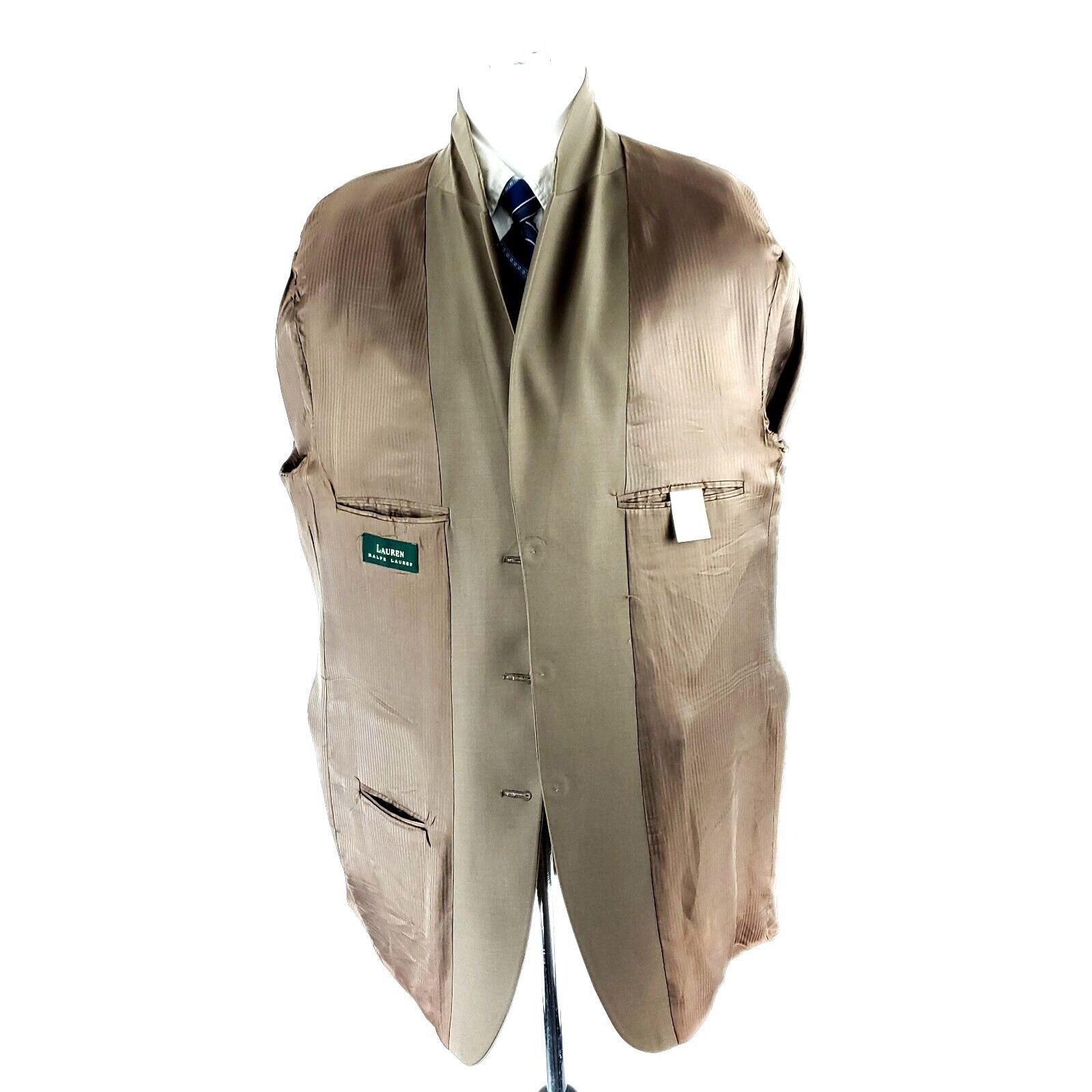 Lauren Ralph Lauren Lauren Ralph Lauren Wool Cashmere 3 Button Blazer 44L Or Sli Size 44L - 10 Thumbnail