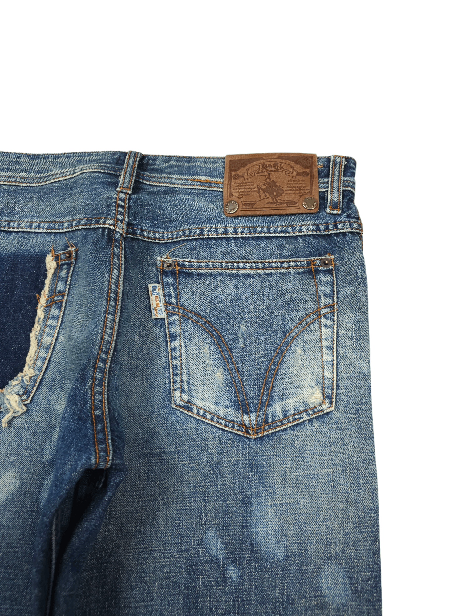 Dolce & Gabbana × Japanese Brand 💎 Size 29/30 Dolce Gabbana 90's Vintage Denim Jeans Y2K Size US 29 - 11 Thumbnail