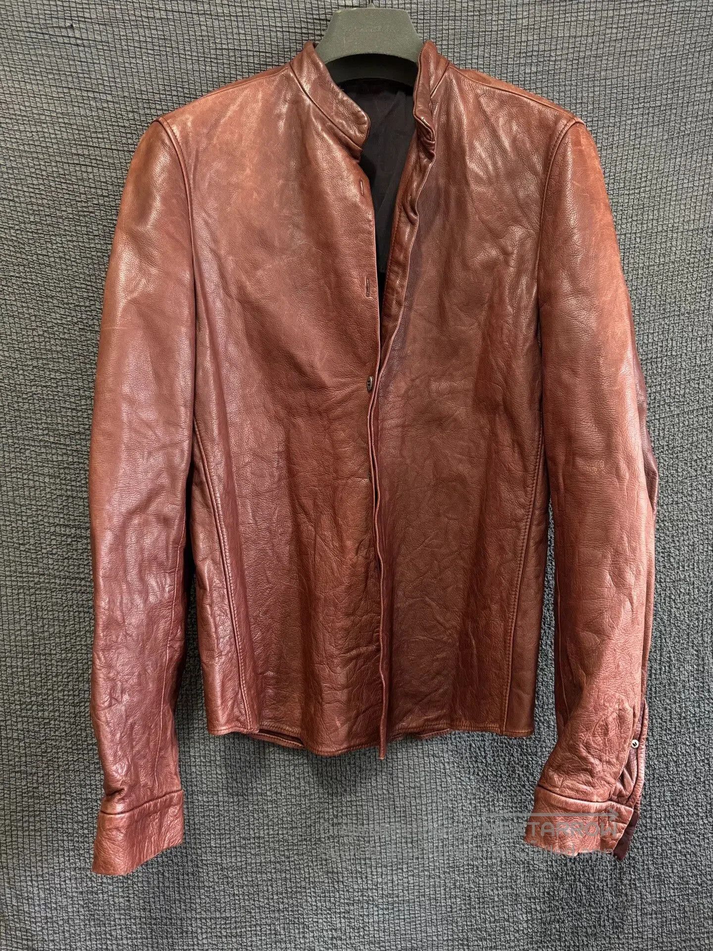 Carpe Diem carpe diem blood red leather jacket. Size US M / EU 48-50 / 2 - 1 Thumbnail