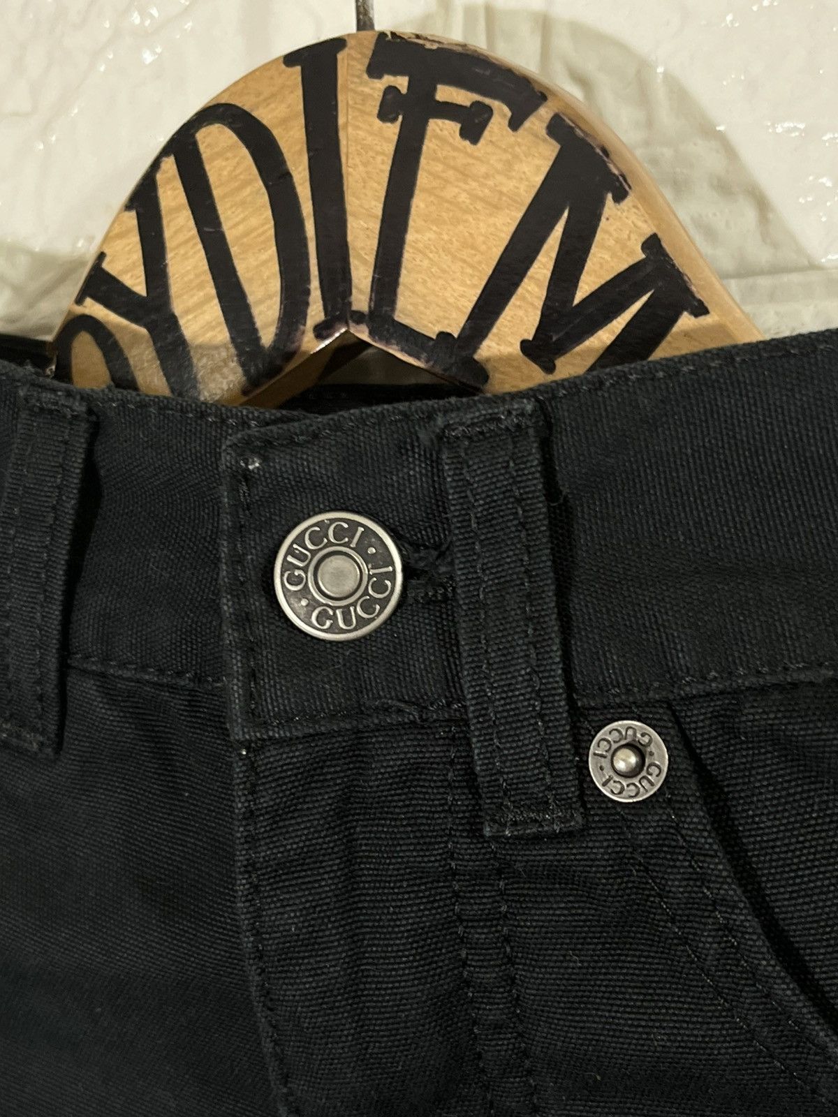 Gucci Gucci Black Trouser By Tom Ford Era Collection Size 26" / US 2 / IT 38 - 9 Thumbnail