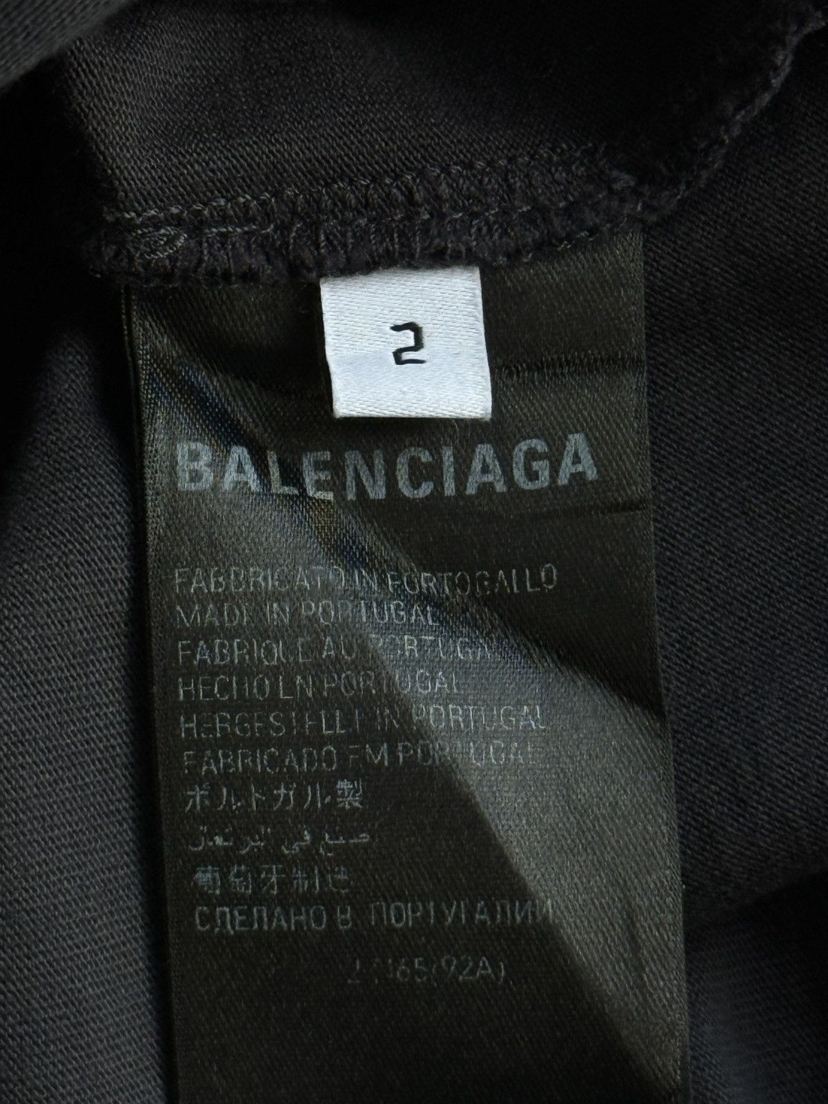 Balenciaga Balenciaga - Offshore Logo Tee Size US XXL / EU 58 / 5 - 11 Thumbnail