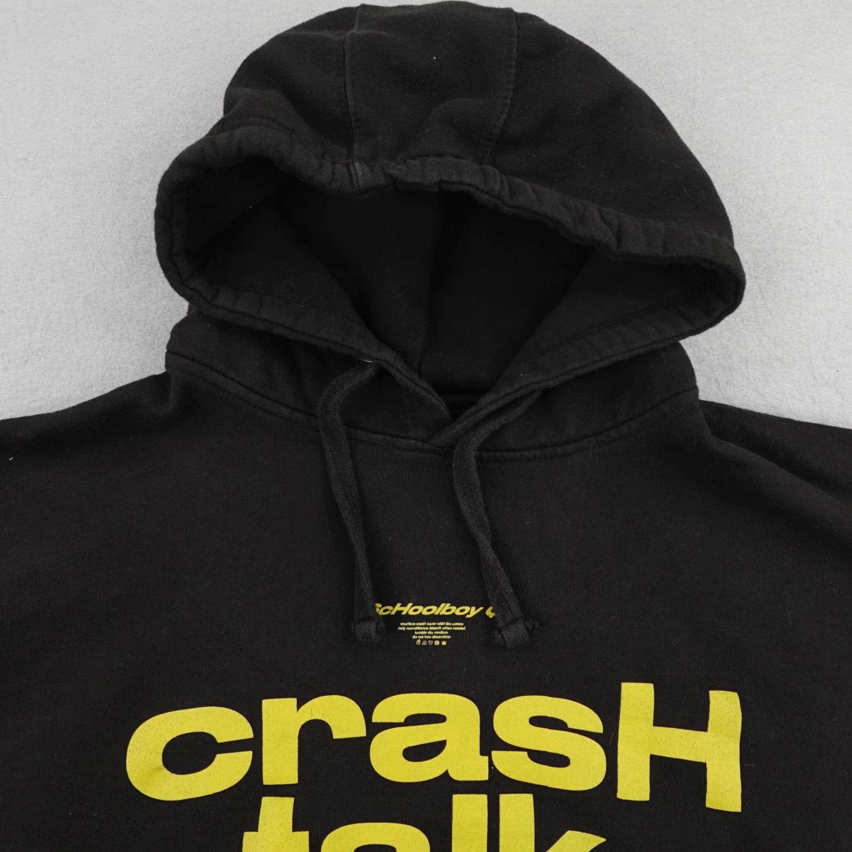 Vintage Top Dawg Entertainment Hoodie Men XL Black ScHoolboy Q Crash Talk Sweatshirt Graphic Print Hooded Pockets Drawstring Hip Hop Rap Size US XL / EU 56 / 4 - 2 Thumbnail