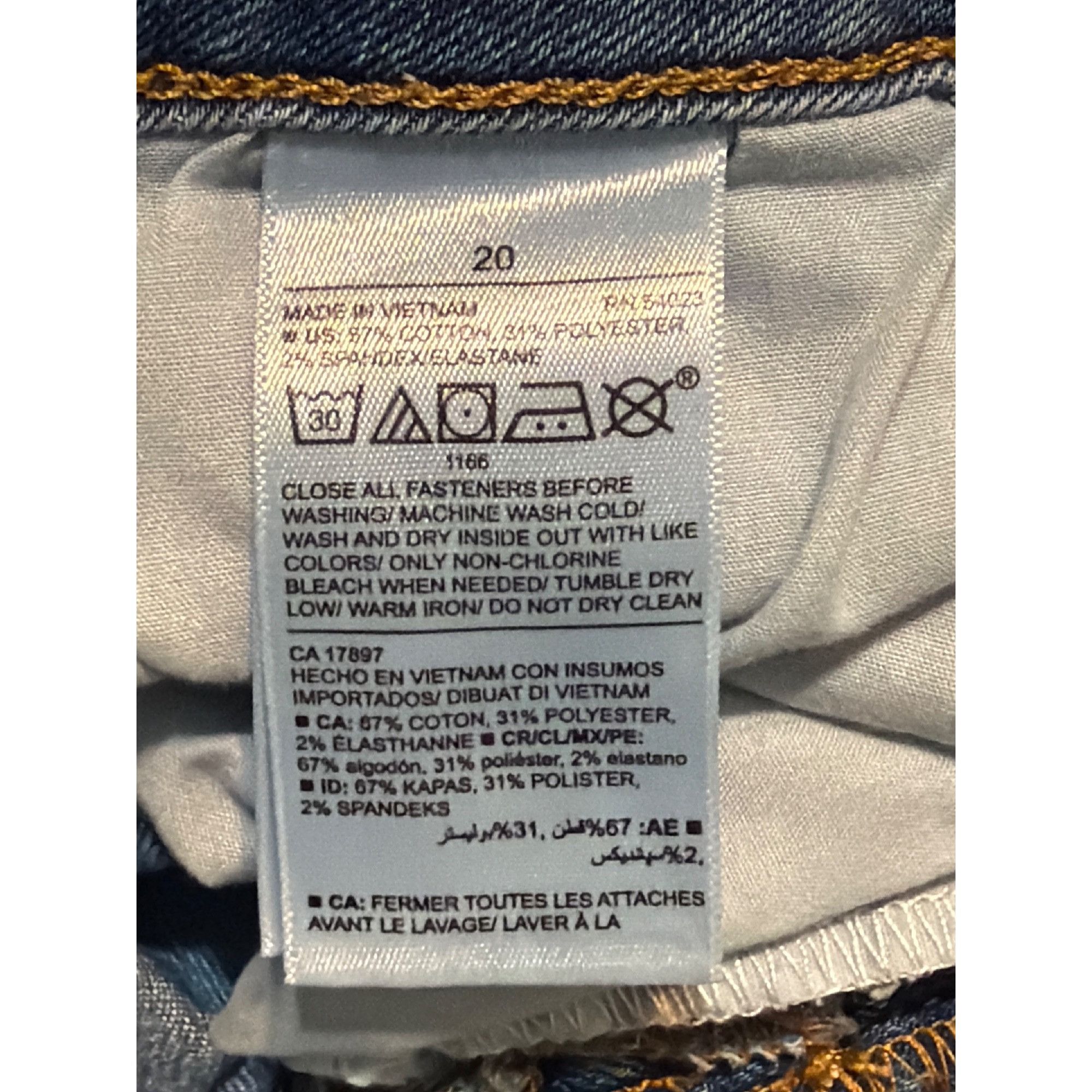 Old Navy Old Navy Kicker Boot Cut Mid Rise Blue Jeans Denim Cotton Bl Size 42" / US 20 - 5 Thumbnail
