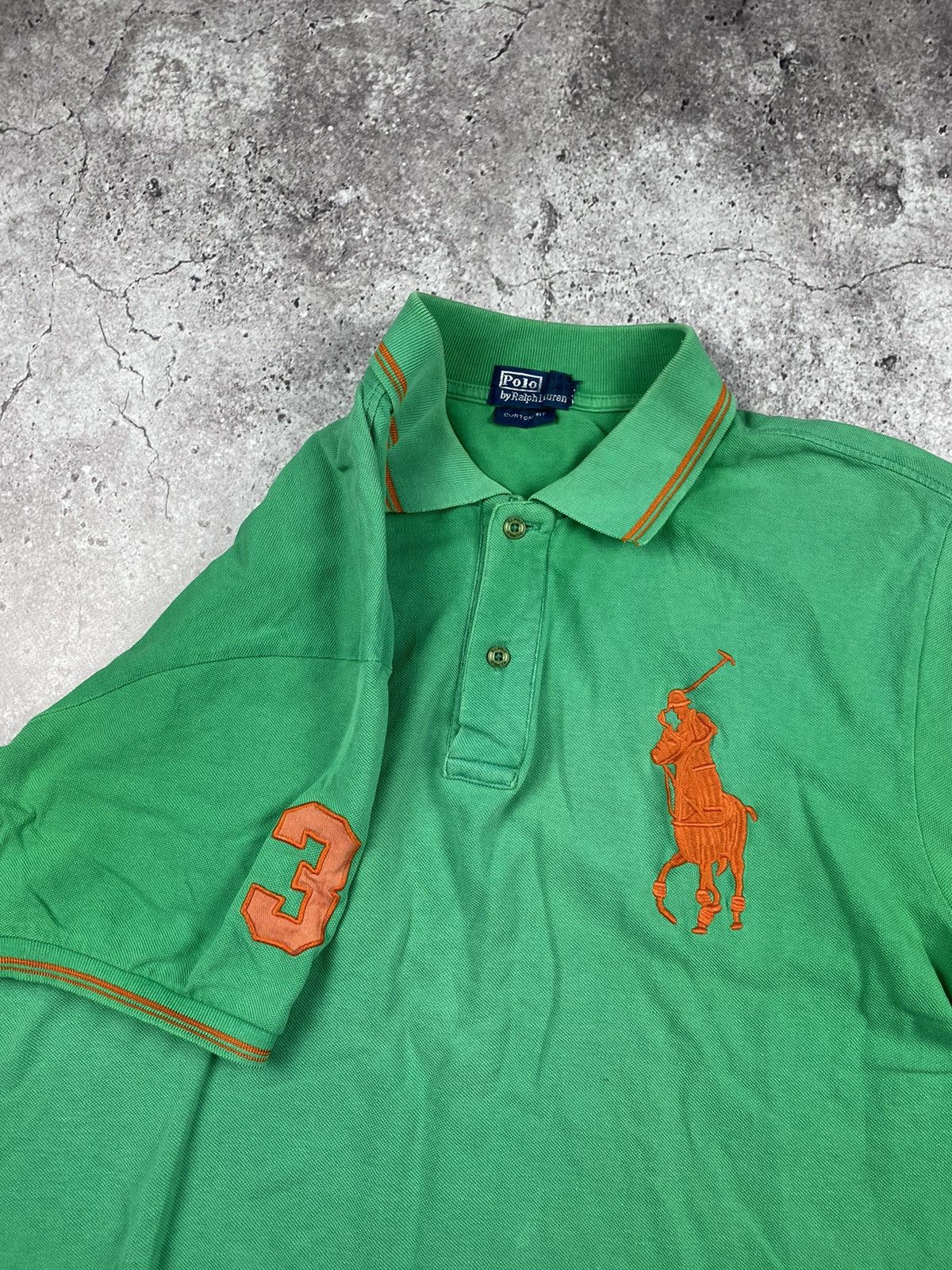 Polo Ralph Lauren × Ralph Lauren × Vintage Vintage Polo Ralph Lauren USA Faded Rugby Shirt Y2K Cheef Size US L / EU 52-54 / 3 - 4 Thumbnail