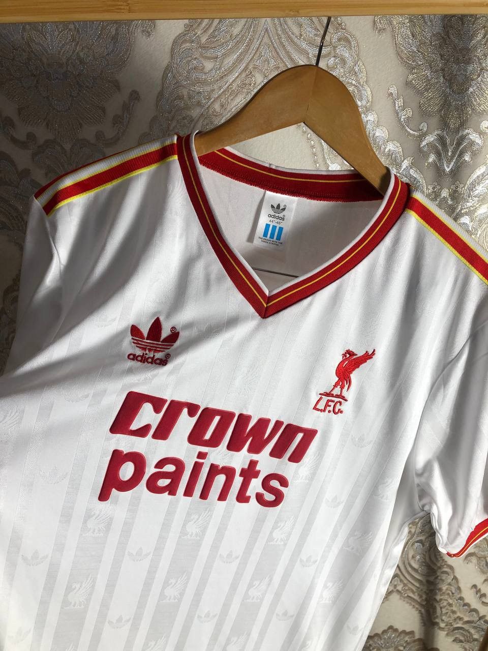Vintage VERY RARE ADIDAS FC LIVERPOOL ENGLAND SOCCER JERSEY RETRO Size US XL / EU 56 / 4 - 4 Thumbnail