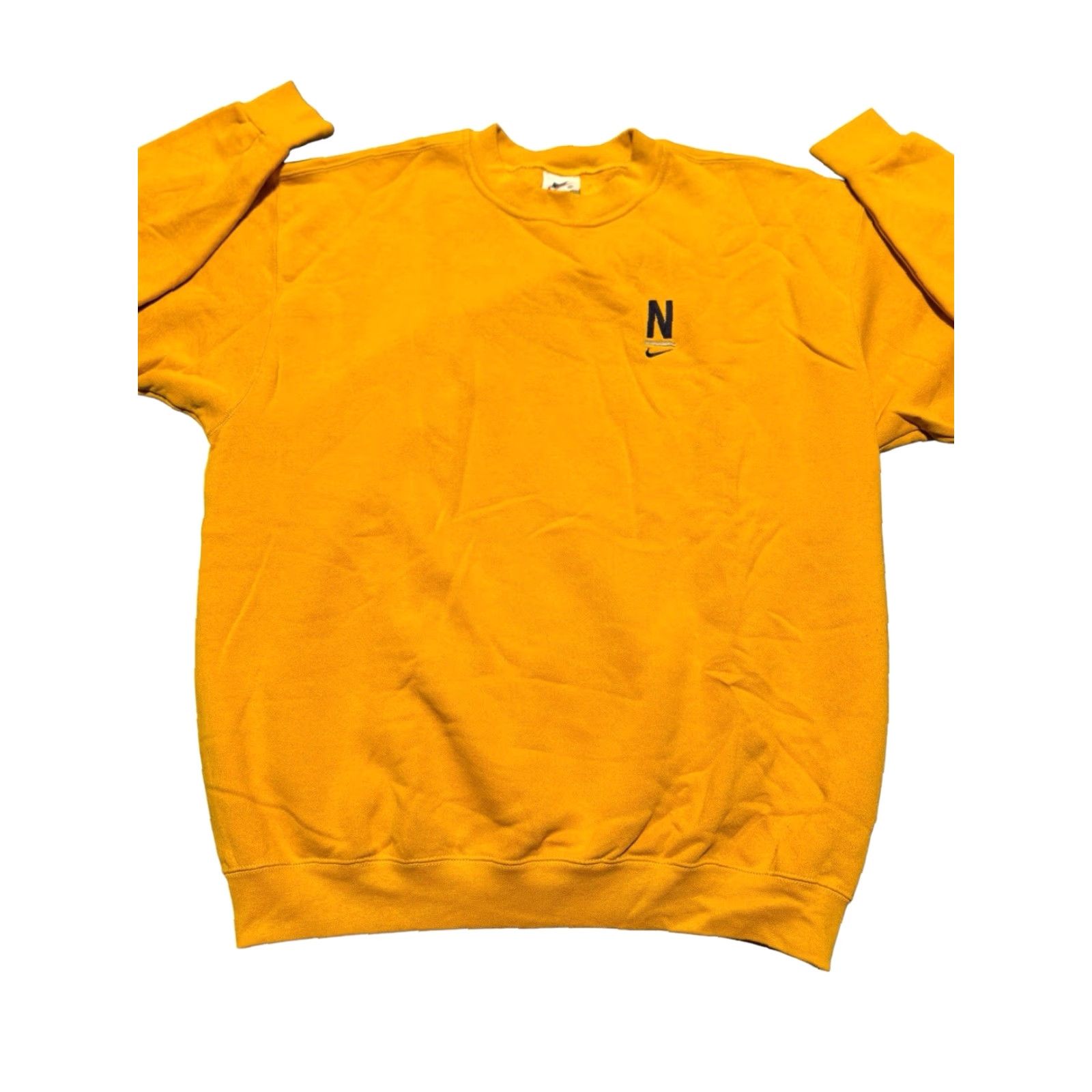 Nike Vintage 90's Nike Swoosh Made In USA Yellow XL Sweatshirt Crewneck User: Vintage 90's Nike Swoosh Made In USA Yellow XL Sweatshirt Crewneck Size US XL / EU 56 / 4 - 2 Thumbnail