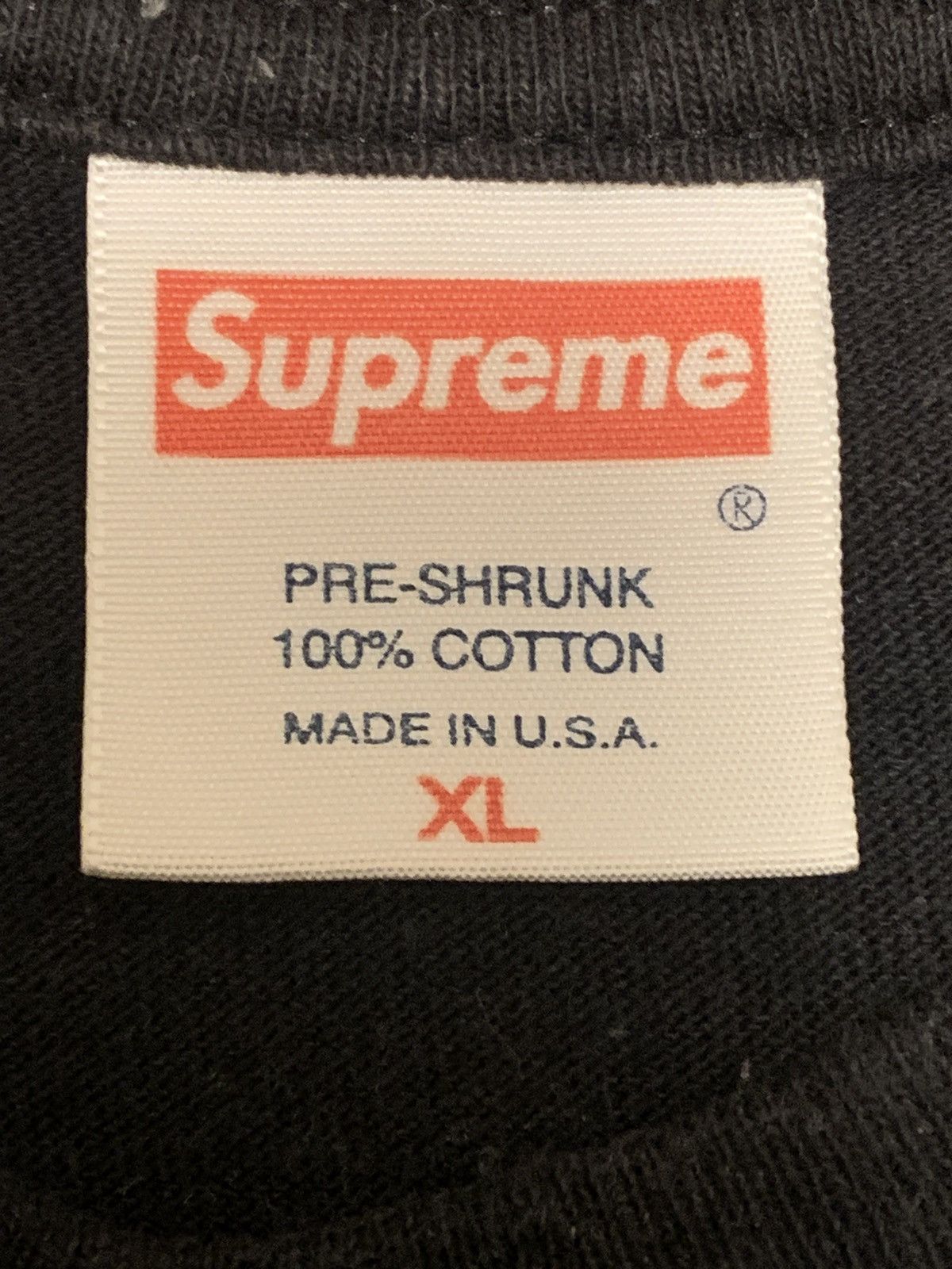 Supreme 2006 Supreme Black Harajuku Box Logo Size US XL / EU 56 / 4 - 2 Thumbnail