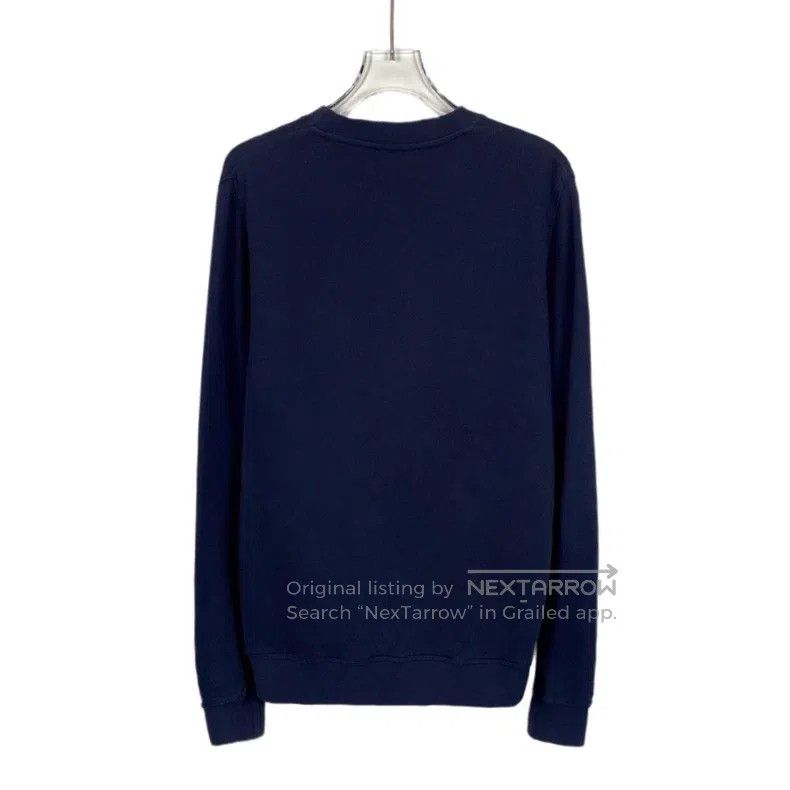 Loewe Loewe Dark Blue Logo Colorblock Cotton Crewneck Long Sleev Size S / US 4 / IT 40 - 2 Thumbnail