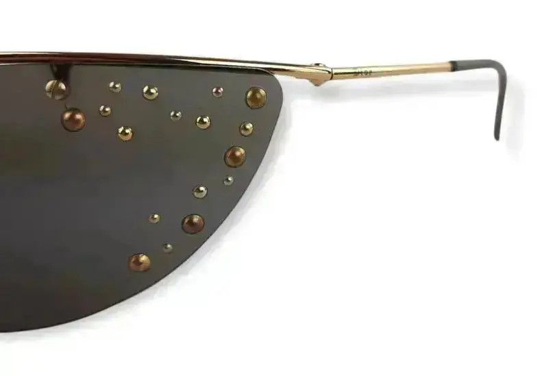 Dior × John Galliano × Vintage DIOR Sunglasses Extase Rimless Shield Strass Galliano Era Size ONE SIZE - 4 Thumbnail