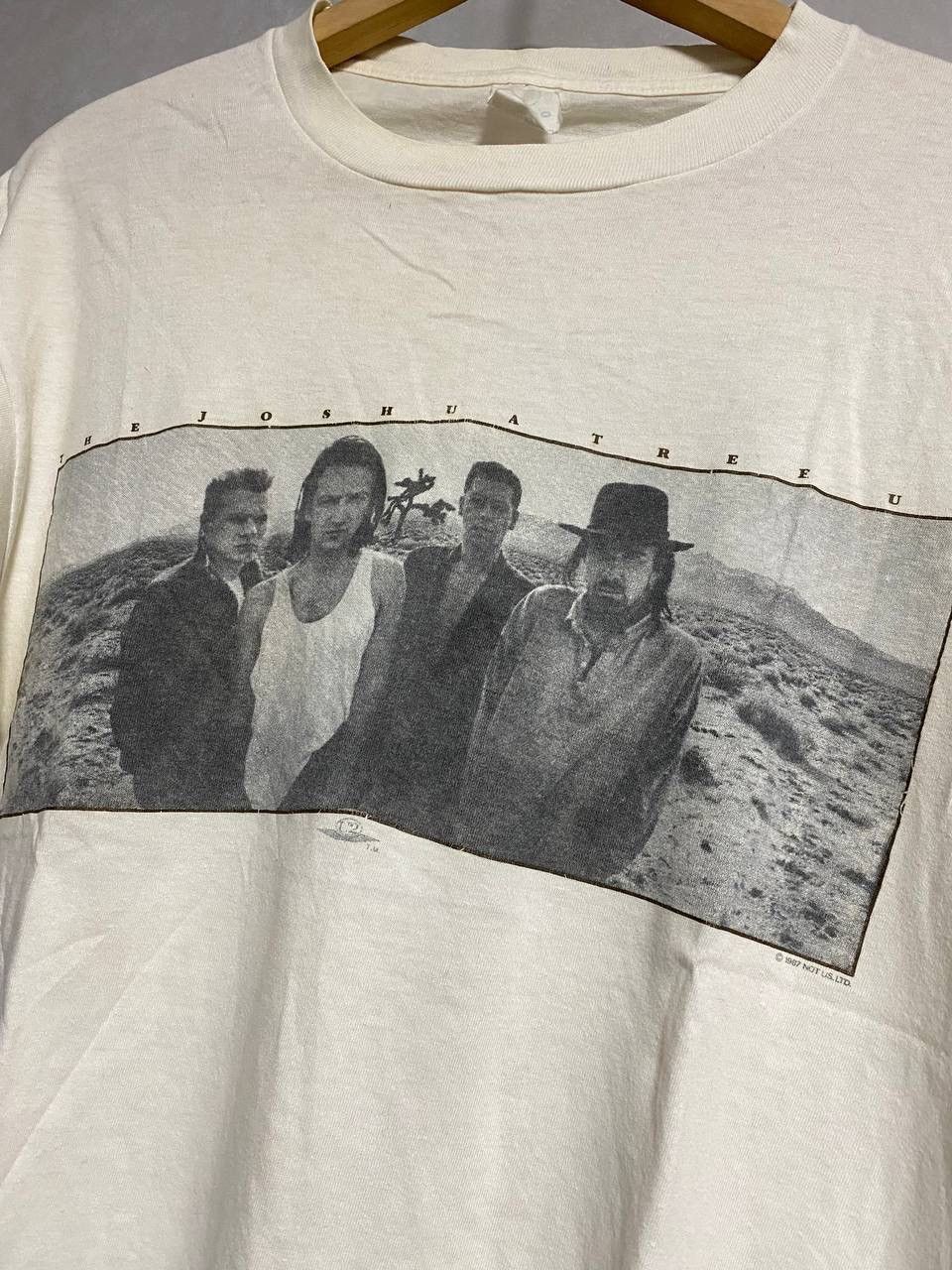 Band Tees × Vintage Vintage 1987 U2 The Joshua Tree European Tour Shirt Size US L / EU 52-54 / 3 - 8 Thumbnail