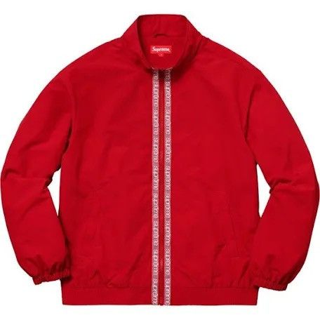 Supreme Supreme Classic Logo Taping Track Jacket SS18 size Medium Size US M / EU 48-50 / 2 - 5 Thumbnail