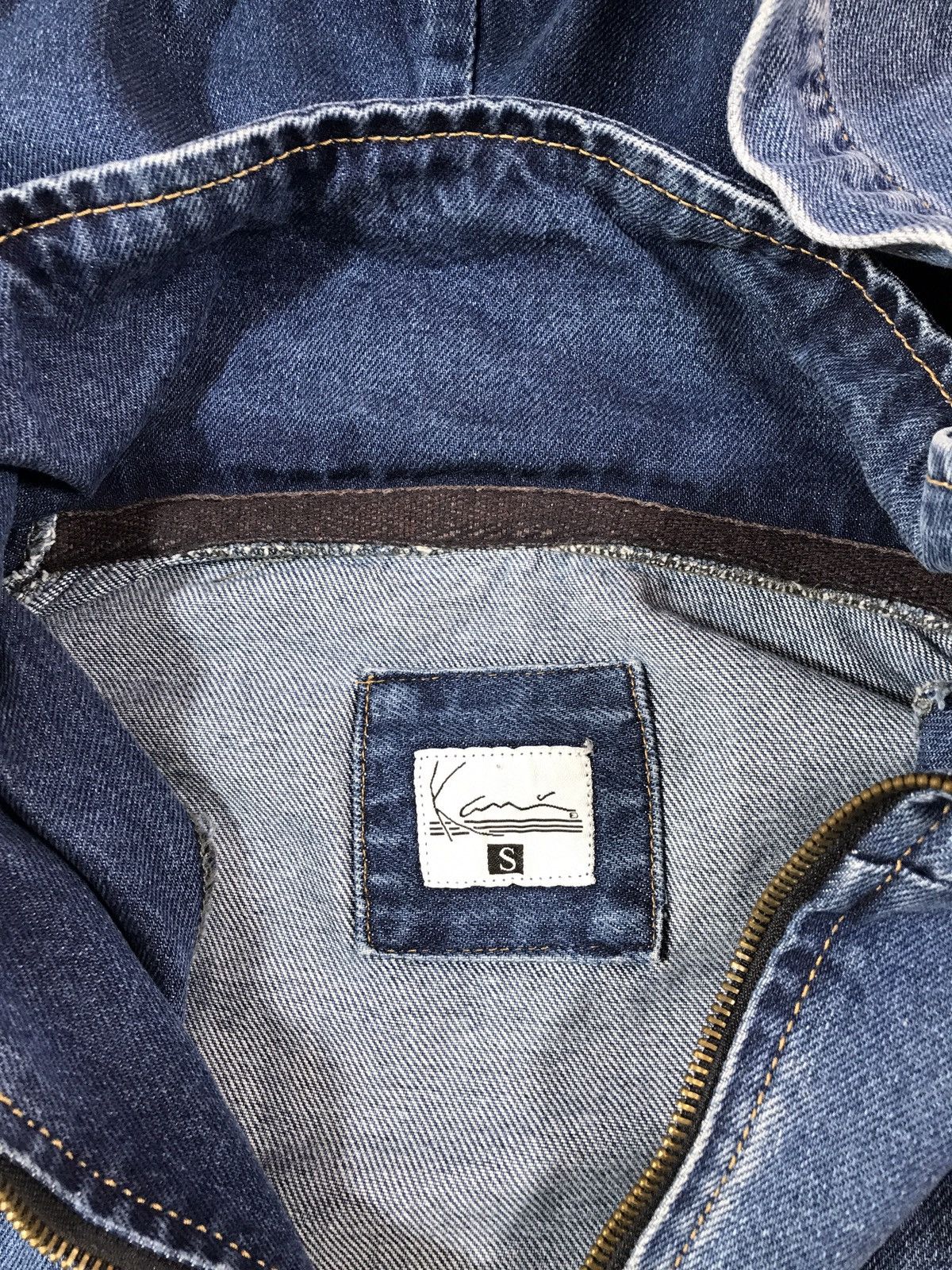 Karl Kani × Vintage Vintage Y2K Karl Kani Baggy Denim Anorak Jacket Skate 90s Size US S / EU 44-46 / 1 - 8 Thumbnail