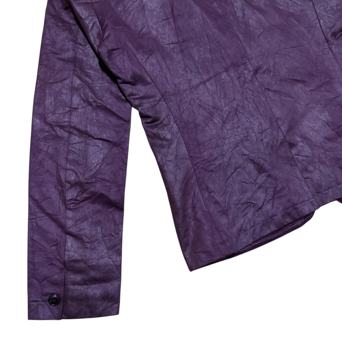 Tornado Mart Tornado Mart Glossy Minimalist Blazer Jacket Size 40R - 7 Thumbnail