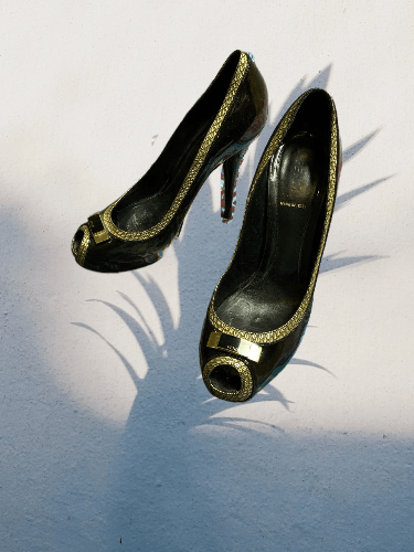 Avant Garde x Fendi Leather Vintage Kitten Heel Shoes Y2K, Women's (Size 10)