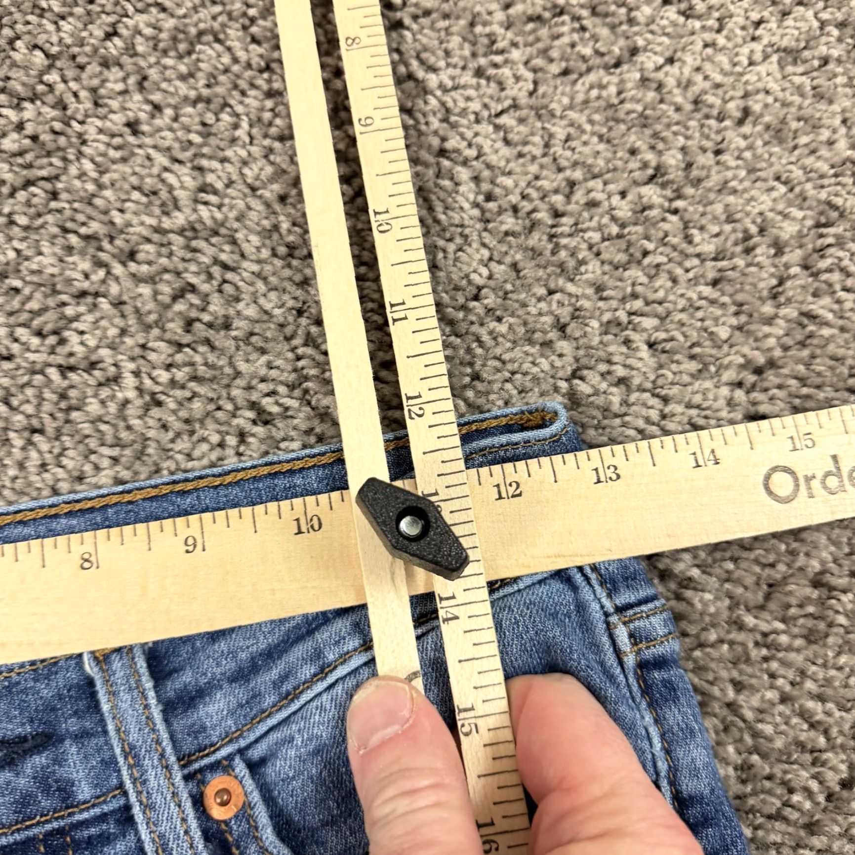 Levi's Levi's Wedgie Fit Jeans Womens 27 Skinny High Rise Button Fly Denim Blue 24x26 Regular Rise Stretch Distressed Cotton Blend 27 Womens Levi's Jeans Size 24" / US 00 / IT 34 - 5 Thumbnail