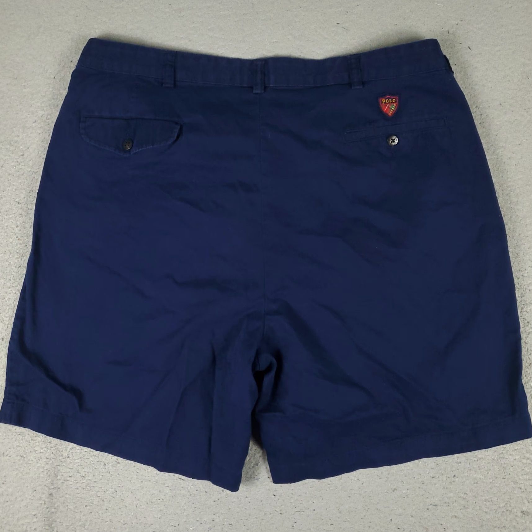 Ralph Lauren Ralph Lauren Chino Shorts Mens Size 38 Navy Blue Casual Pleated Size US 38 / EU 54 - 7 Thumbnail