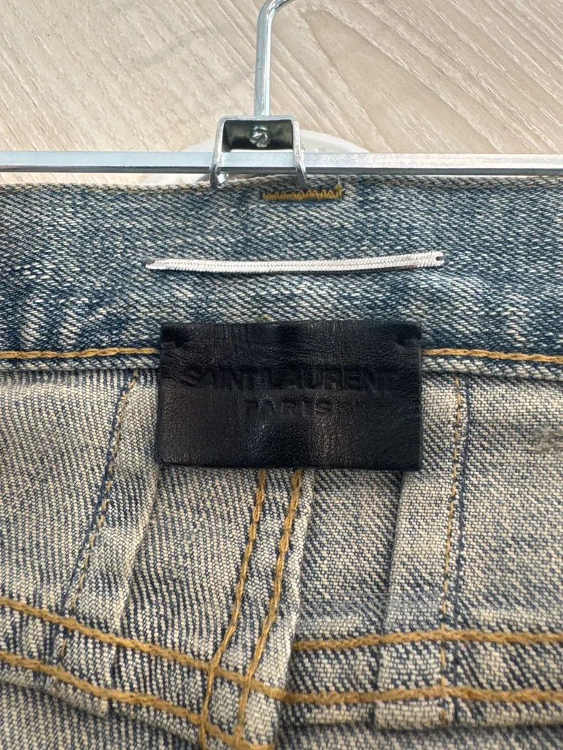 Saint Laurent Paris Saint Laurent Paris Original Destroyed Jeans Size US 33 - 3 Thumbnail