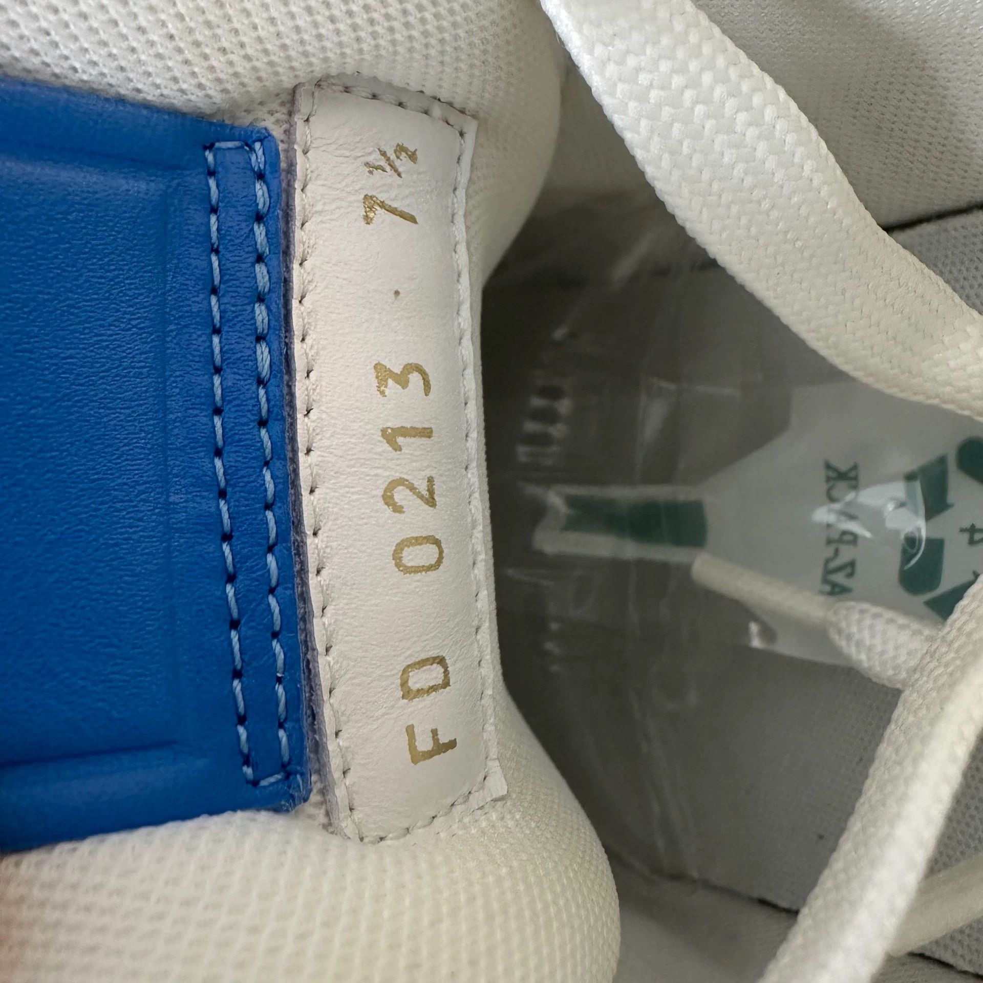 Louis Vuitton LV x Y. Kusama Low-Top Lace-Up Trainer White/Blue Size US 8.5 / EU 41-42 - 8 Thumbnail