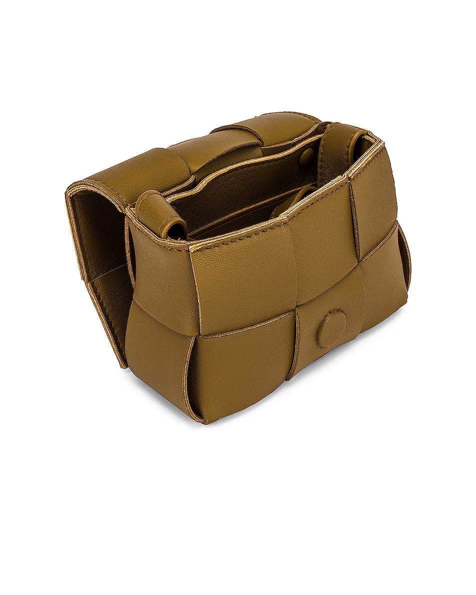 Bottega Veneta BOTTEGA VENETA Candy Cassette brown intrecciato leather bag Size ONE SIZE - 3 Thumbnail