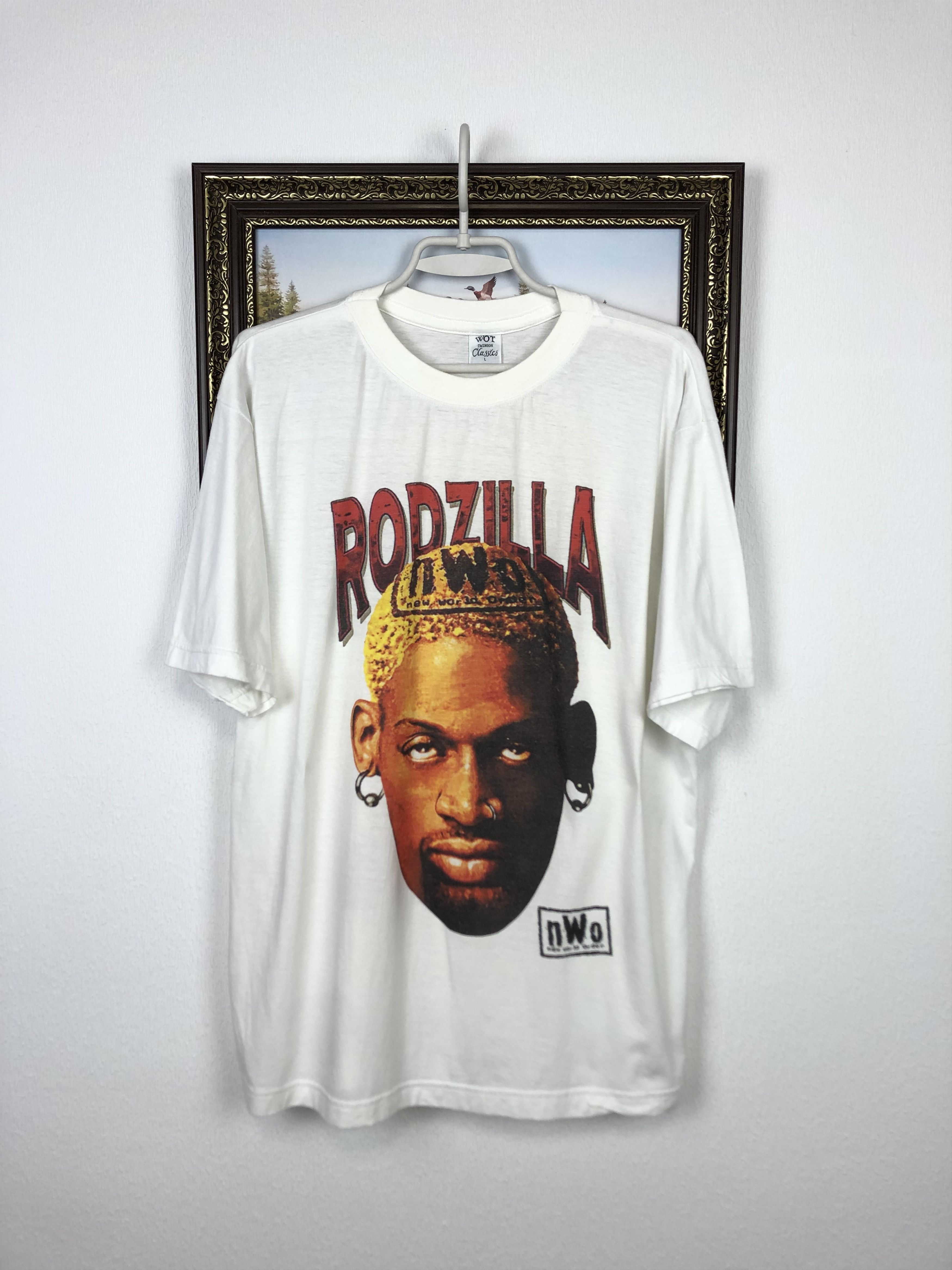【古着】Dennis Rodman Tシャツ DEADSTOCK】90'S DENNIS RODMAN T-SHIRT | KONBINI
