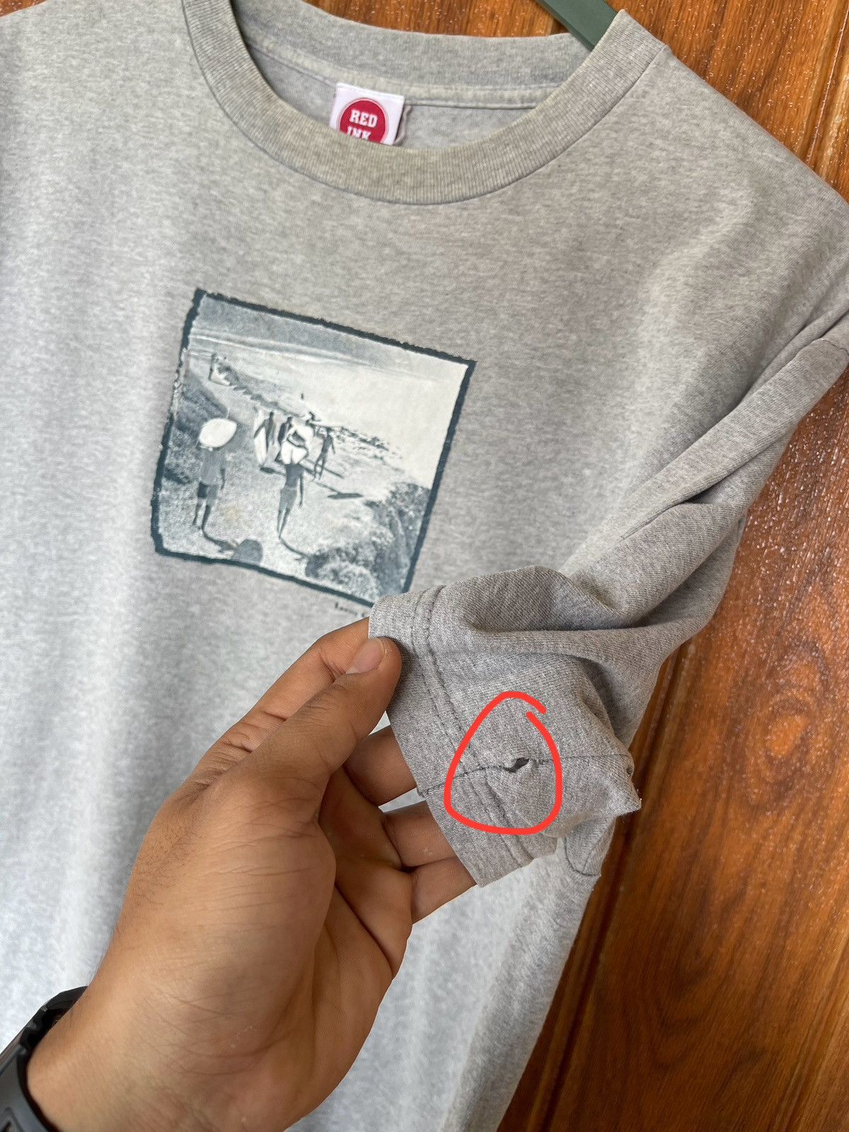 Surface To Air Vintage’90s🔥LEROY GRANNIS🔥Surf Graphic Photo Tshirt Size US L / EU 52-54 / 3 - 9 Thumbnail