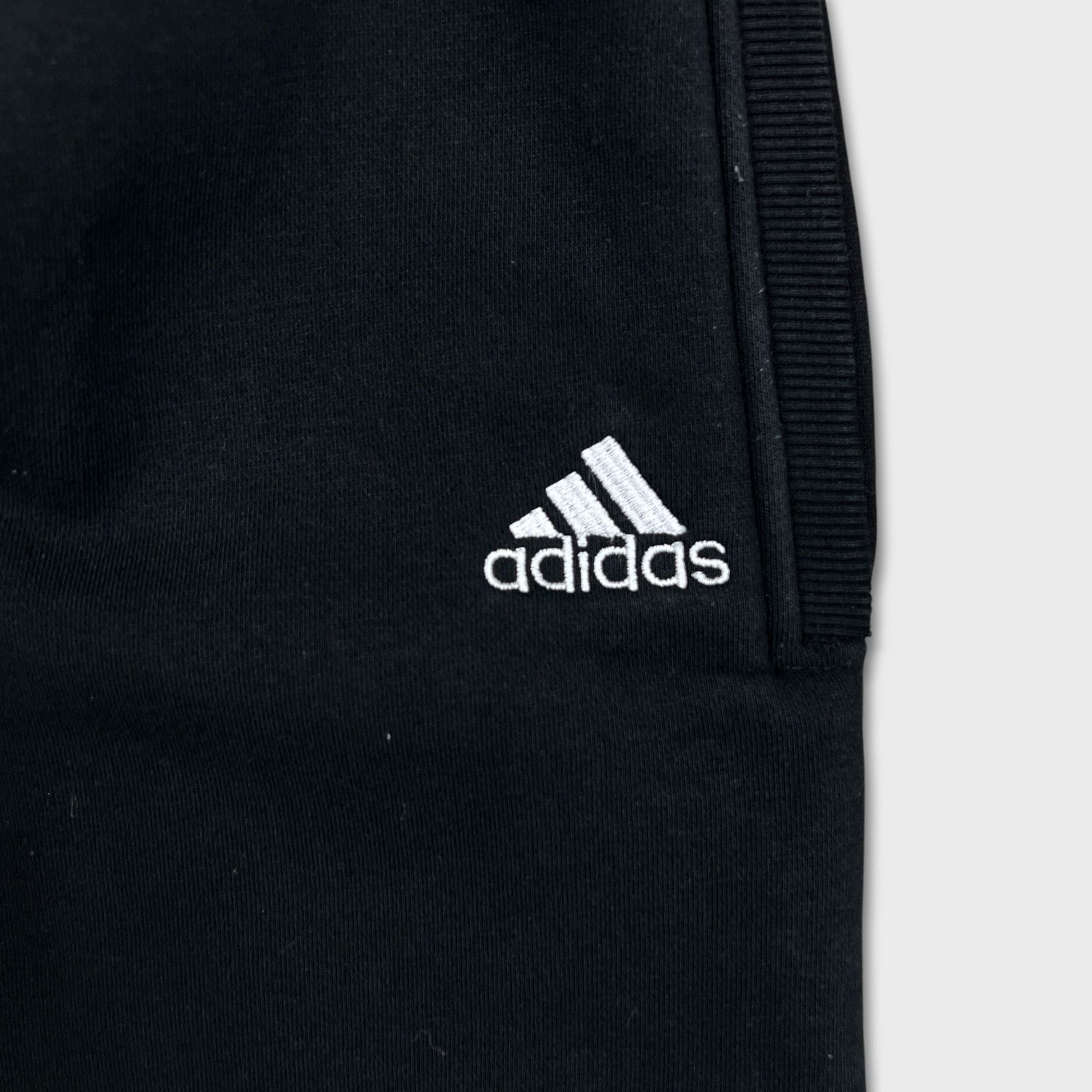 Adidas × Vintage Adidas Sweatpants Medium Spell Out Wide Leg Fleece Jogger Size US 28 / EU 44 - 3 Thumbnail