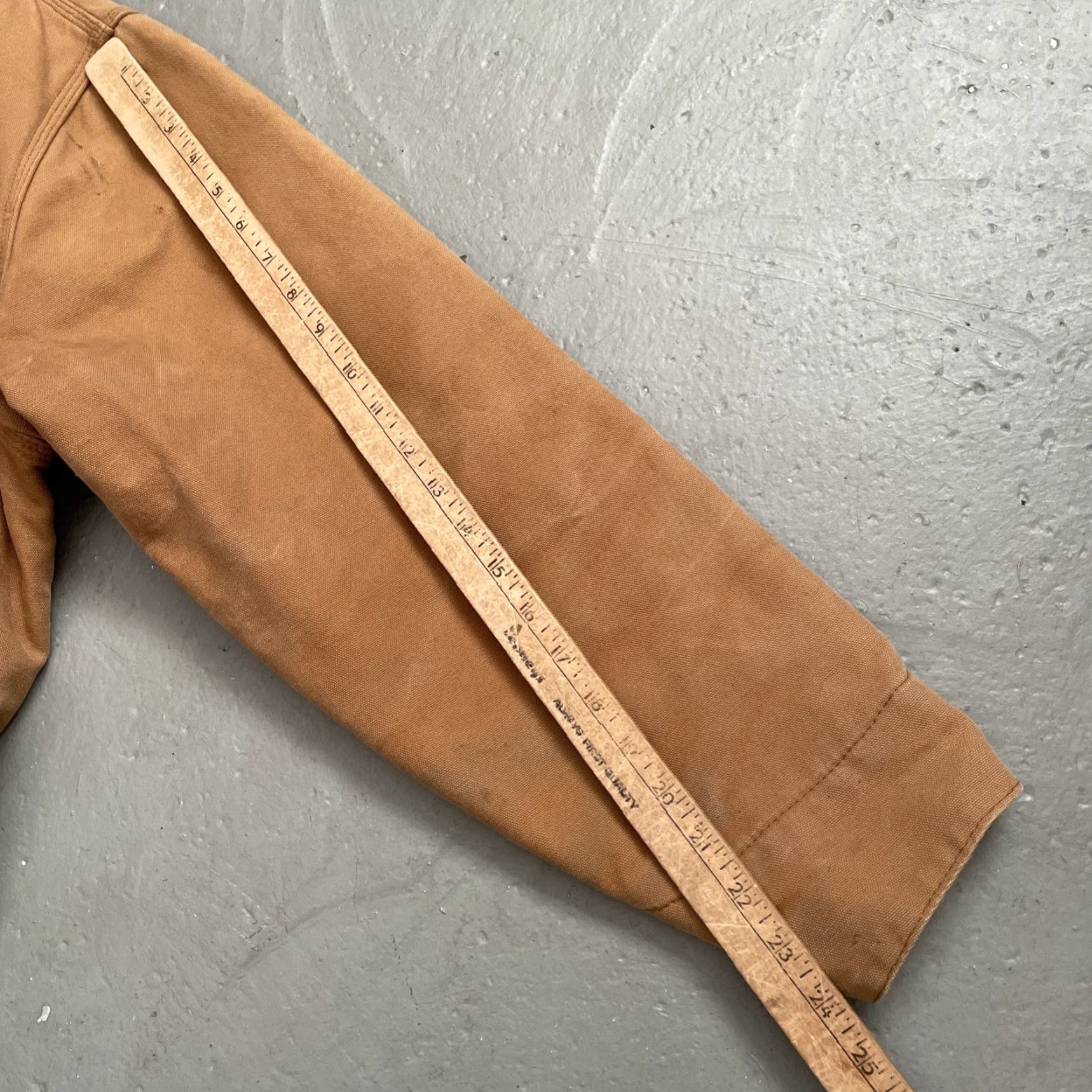 Vintage VINTAGE Lapco Canvas Southwestern Blanket Lined Chore Work Jacket 42R Brown USA 80s 90s? Unisex Adults Jacket Mens Womens Size US XS / EU 42 / 0 - 7 Thumbnail