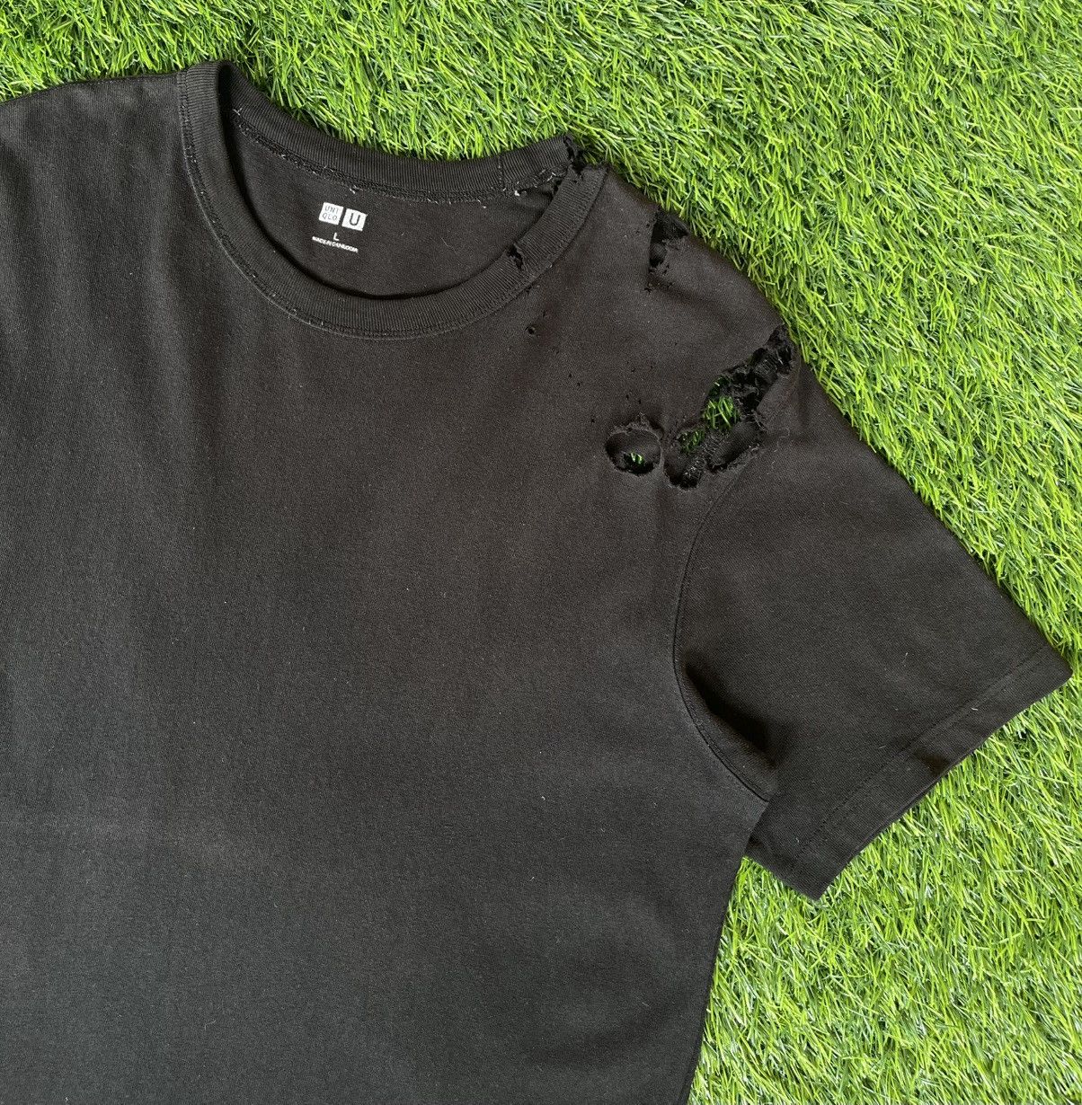 Lemaire × Uniqlo RARE🔥LEMAIRE x UNIQLO🔥Thrashed Sun Faded Black Tshirt Size US L / EU 52-54 / 3 - 15 Thumbnail