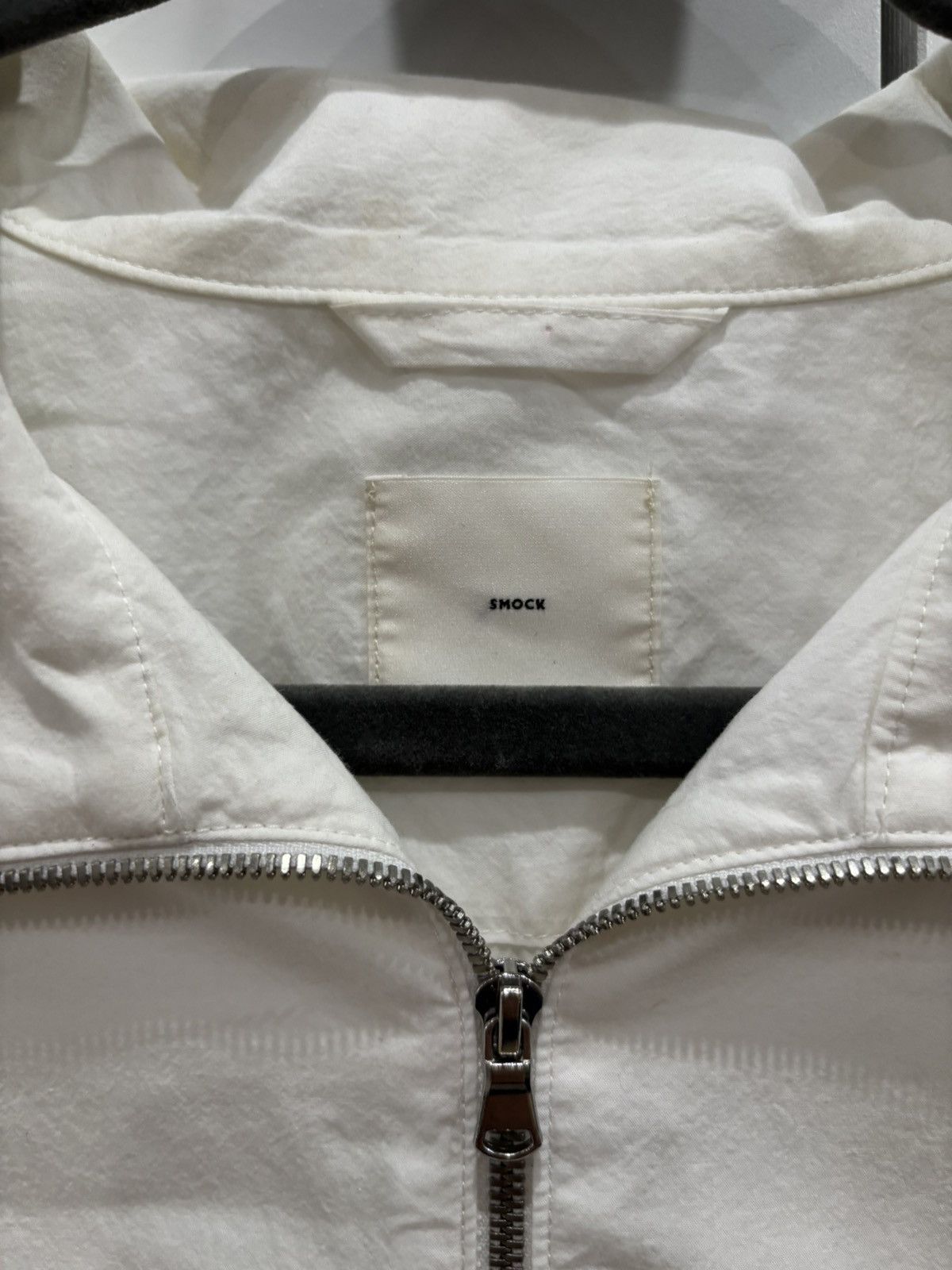 SMOCK SMOCK Enzo Shirt Crushed Cotton in White Size US L / EU 52-54 / 3 - 7 Thumbnail