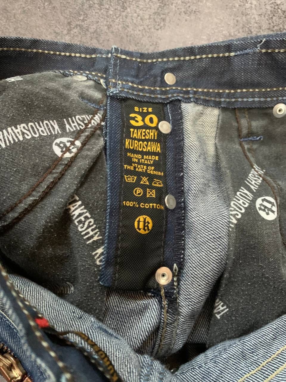 Japanese Brand × Takeshy Kurosawa × Vintage Takeshy Kurosawa Distressed Denim Jeans Japanese Style Size US 30 / EU 46 - 8 Thumbnail