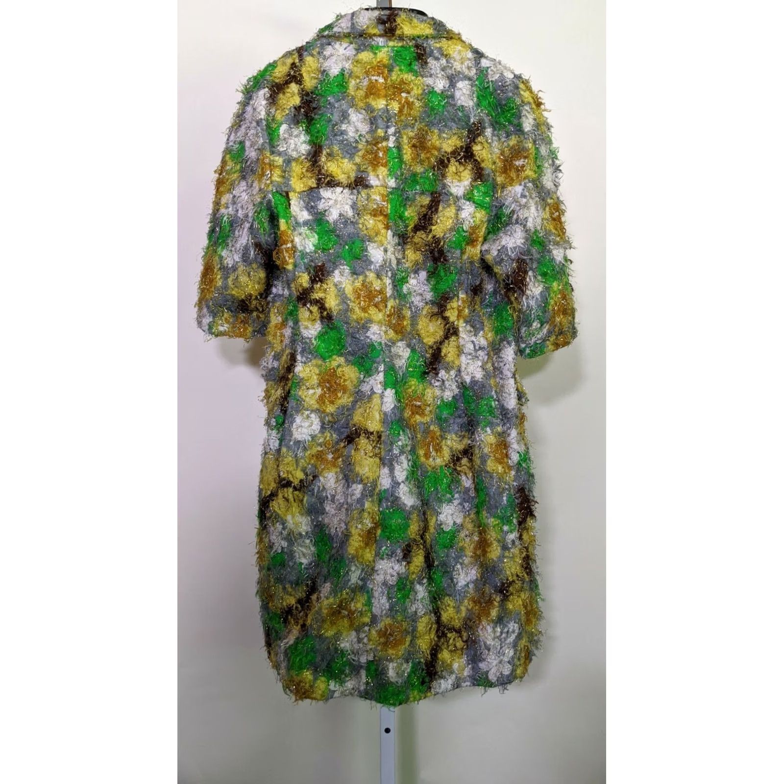 Marni Marni Floral Fuzzy Gold Chesterfield Jacket Multicolor 42 Italy Women Jacket Multicolor 42 Louis? Size M / US 6-8 / IT 42-44 - 4 Thumbnail