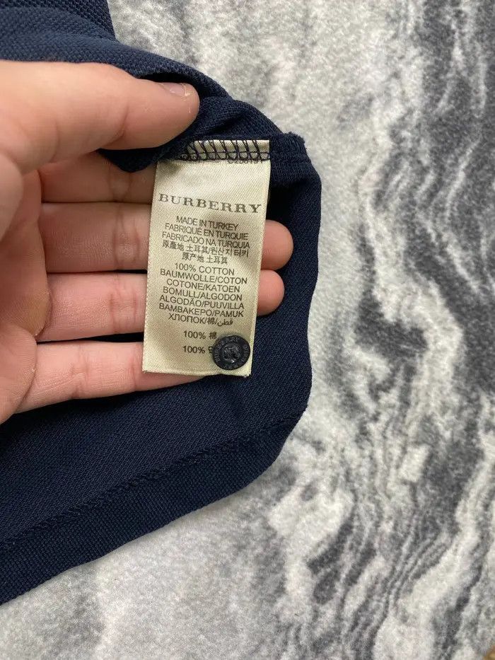 Burberry Burberry Brit Polo Shirt Nova Check Collar Size US XL / EU 56 / 4 - 6 Thumbnail