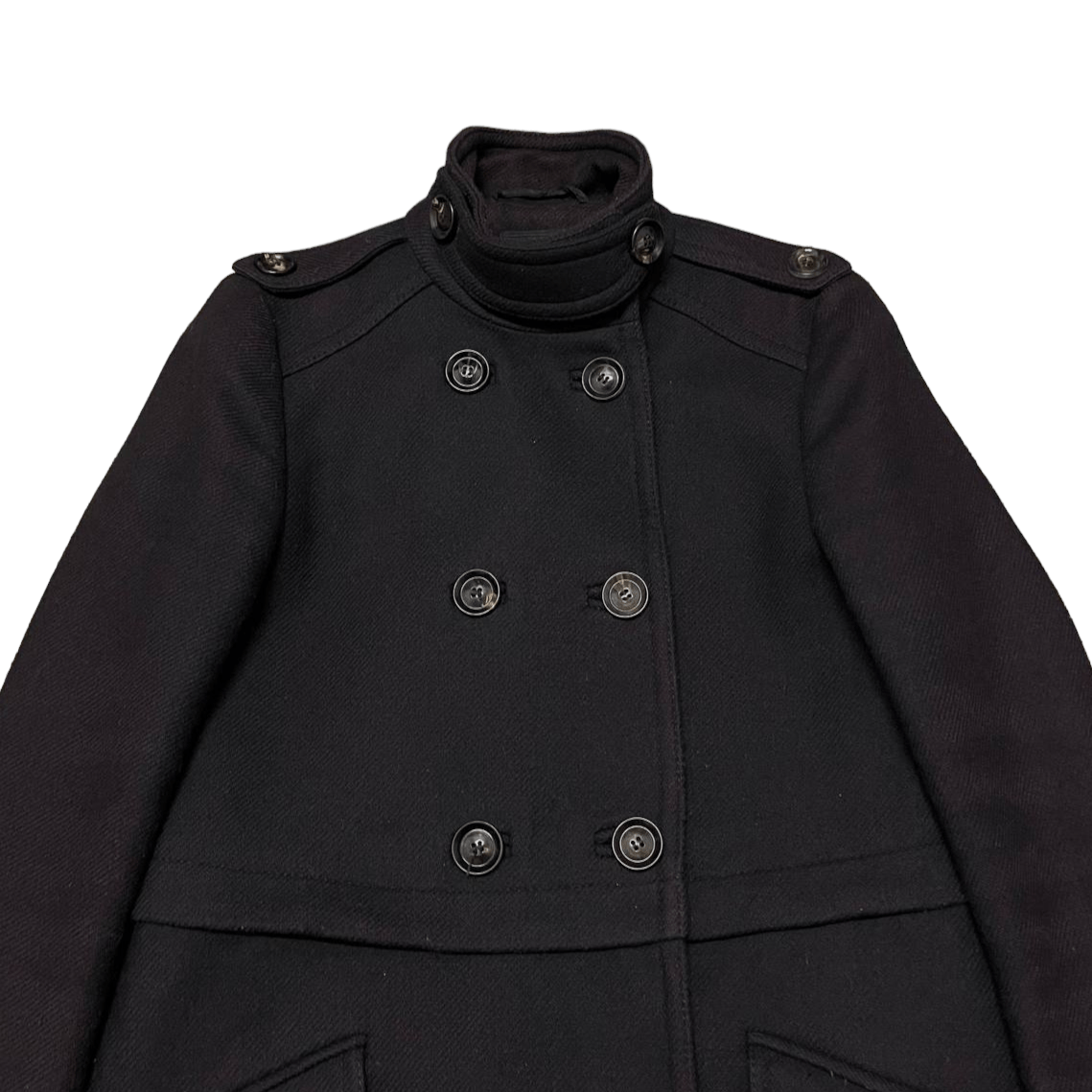 Massimo Dutti Massimo Dutti Wool Coat Double Breasted Size S / US 4 / IT 40 - 2 Thumbnail