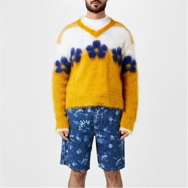 Marni o1g2r1mq0524 Flower Sweaters in Multicolor Size US M / EU 48-50 / 2 - 3 Thumbnail