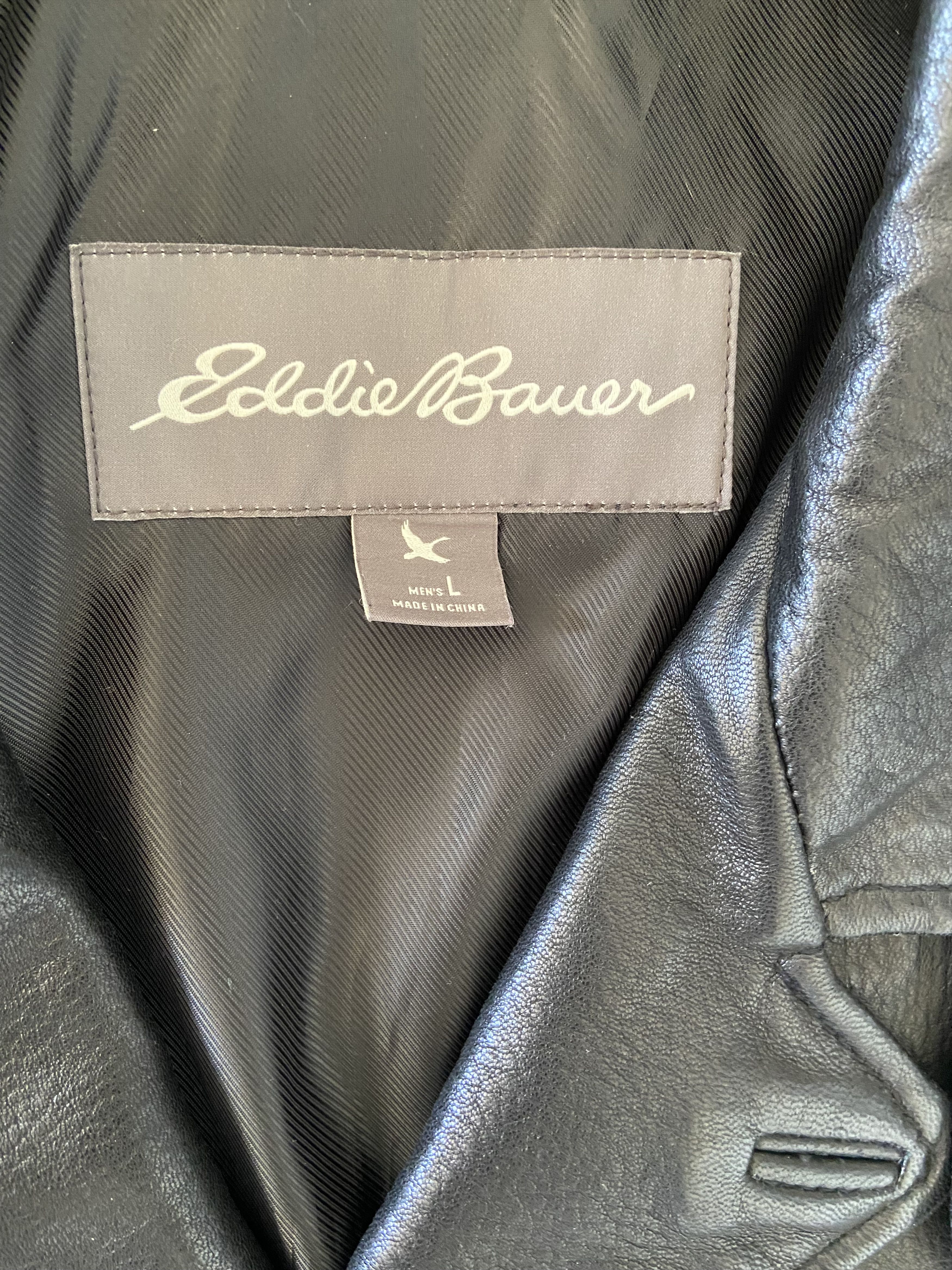 Eddie Bauer Vintage Eddie Bauer Leather Jacket Size US L / EU 52-54 / 3 - 4 Thumbnail