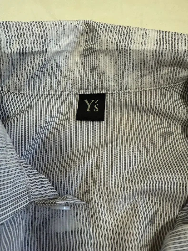 Yohji Yamamoto Y's Yohji Yamamoto Bow Collar Striped Shirt Size US S / EU 44-46 / 1 - 2 Thumbnail