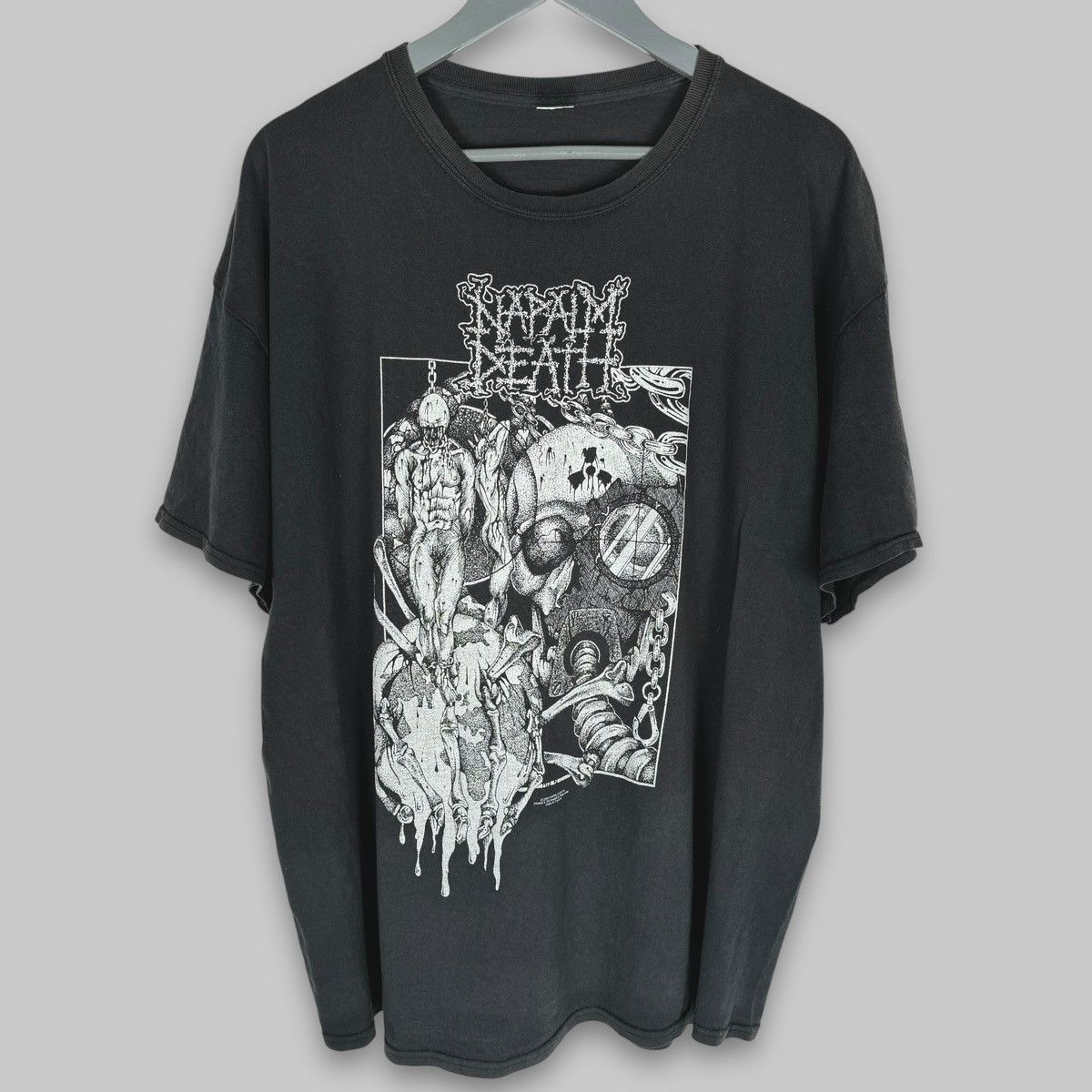 Band Tees Vintage 2003 Napalm Death Metal Euro T Shirt Size US XXL / EU 58 / 5 - 1 Thumbnail